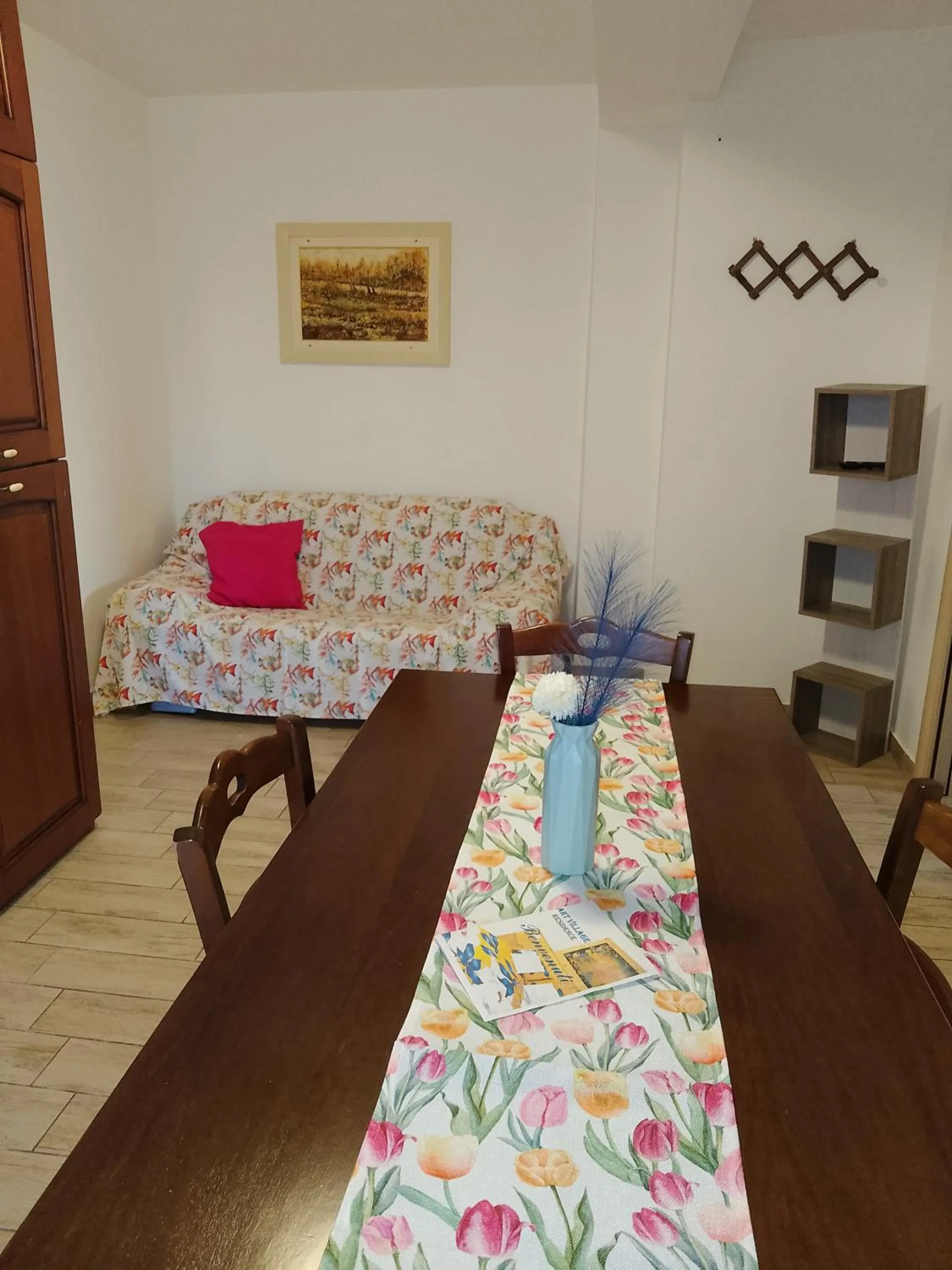 Bed in Art Village Residence