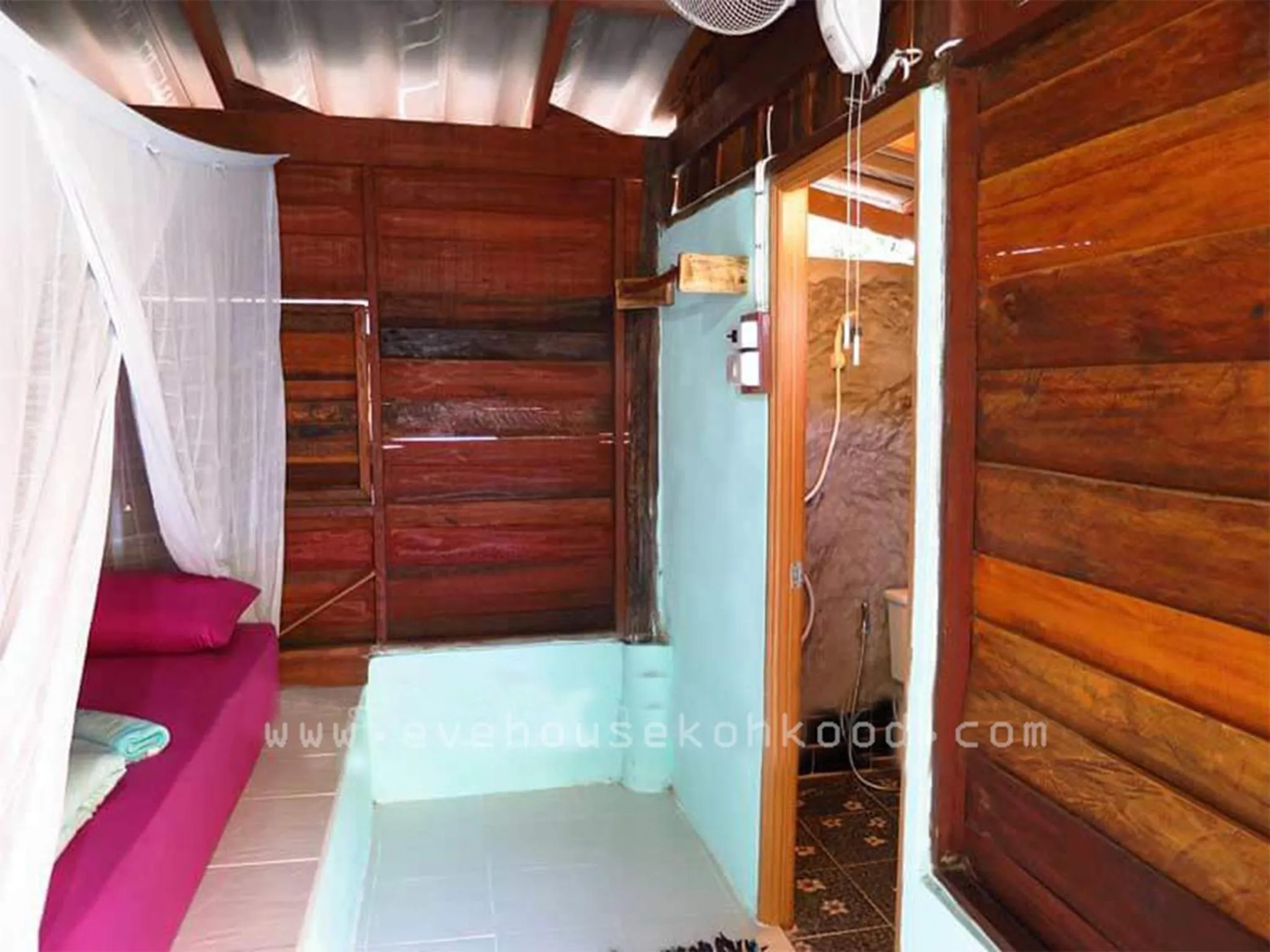 Decorative detail in Eve house koh kood