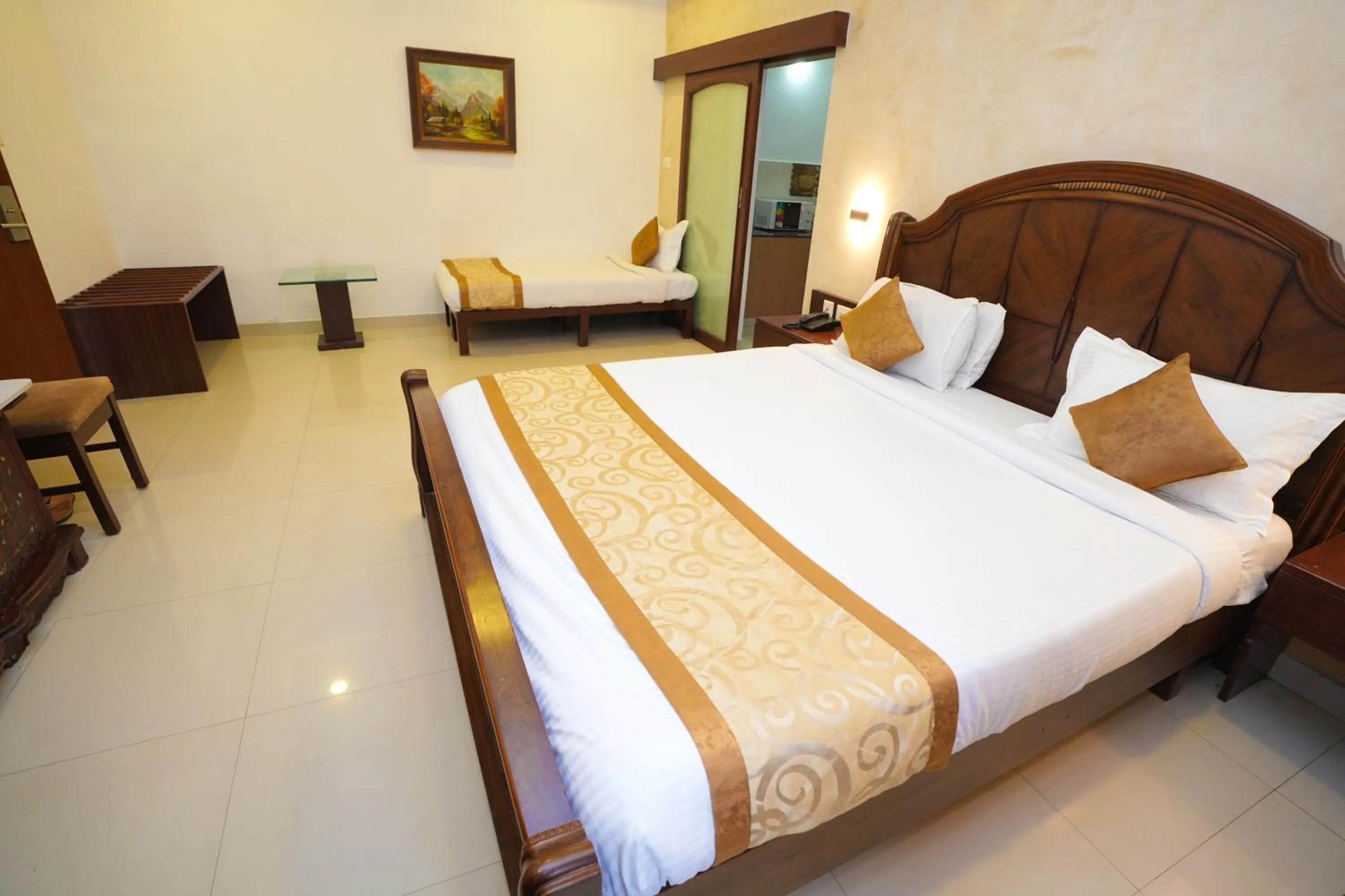Bedroom, Bed in Avenue 11 Boutique Residences, Poes Garden Chennai