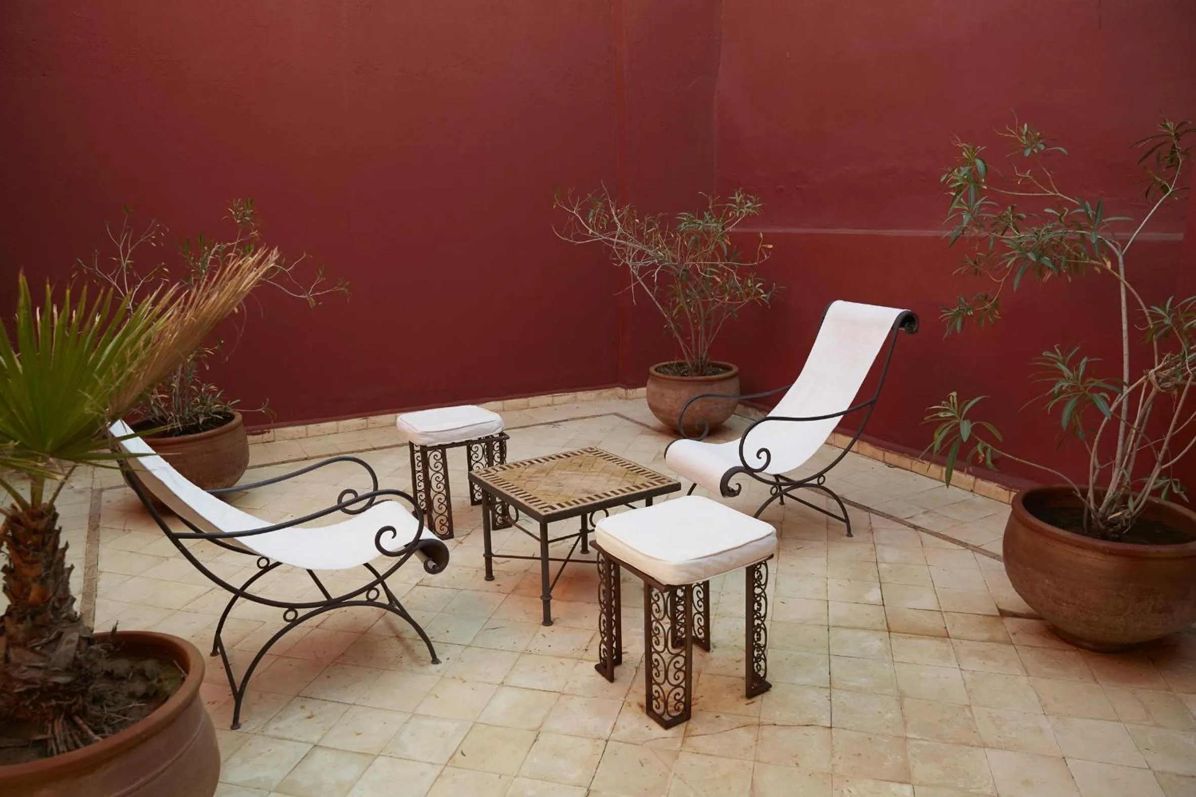 Balcony/Terrace in Riad Les Jardins d'Henia