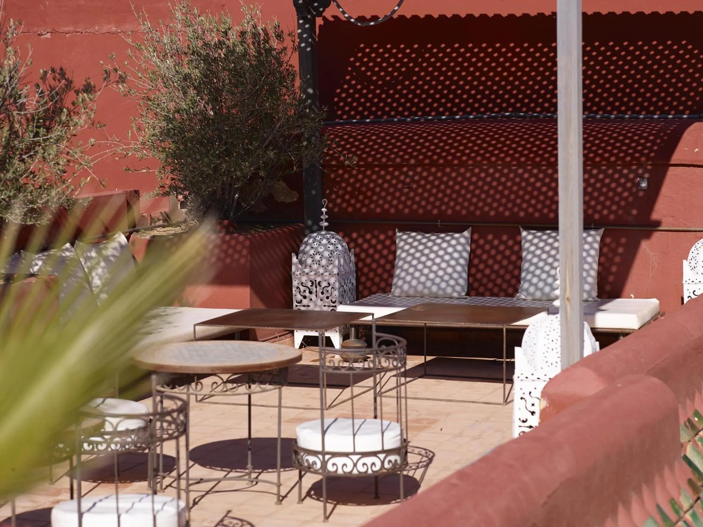 Balcony/Terrace in Riad Les Jardins d'Henia