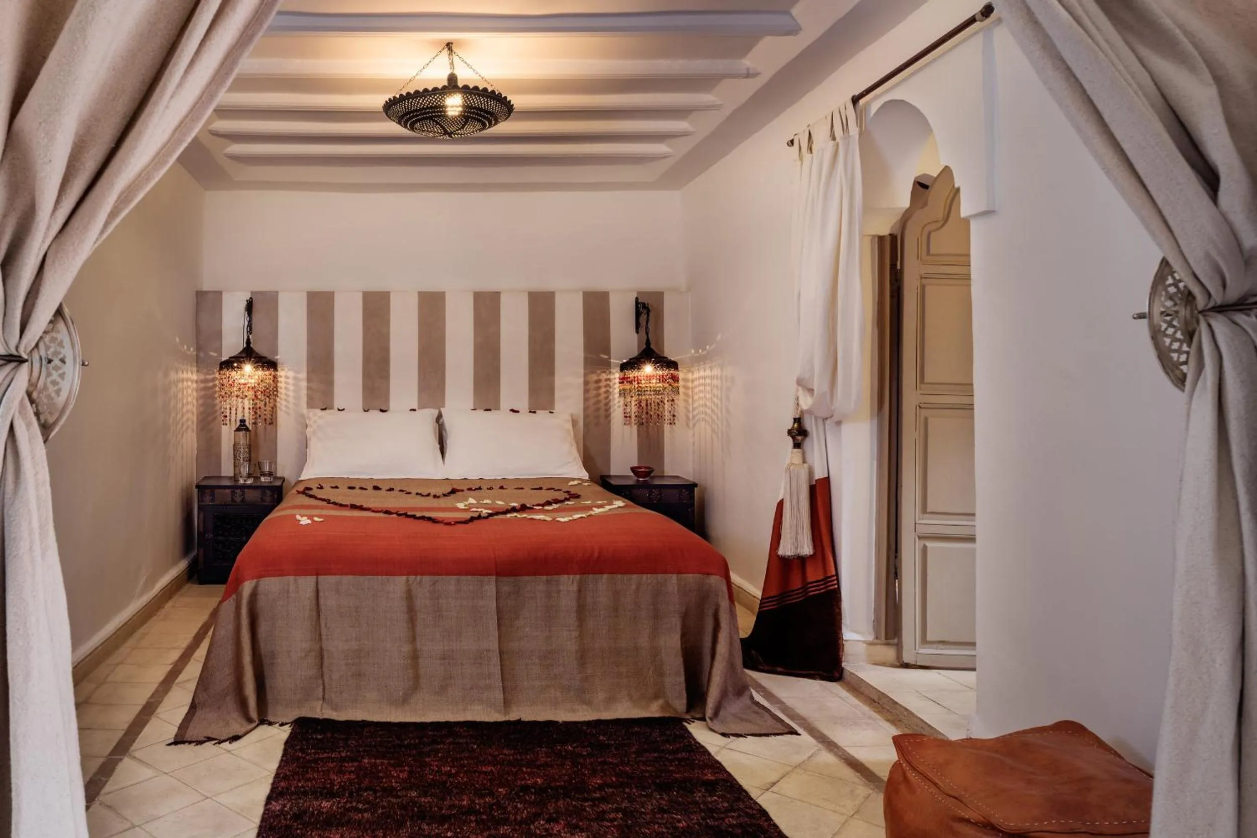 Bedroom, Bed in Riad Les Jardins d'Henia
