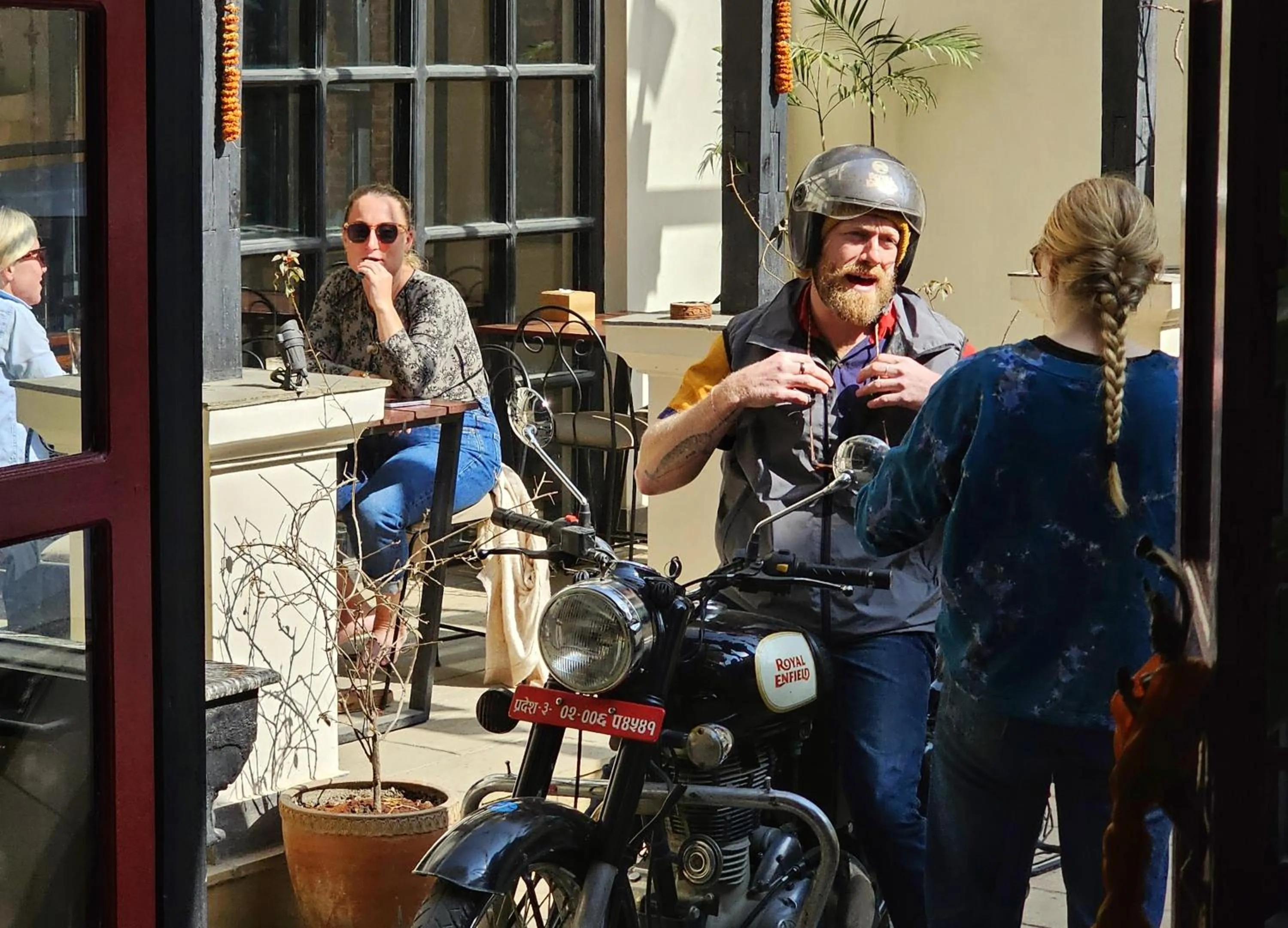 Patio in Central Courtyard Thamel - Heritage Hötel & Artisan Café