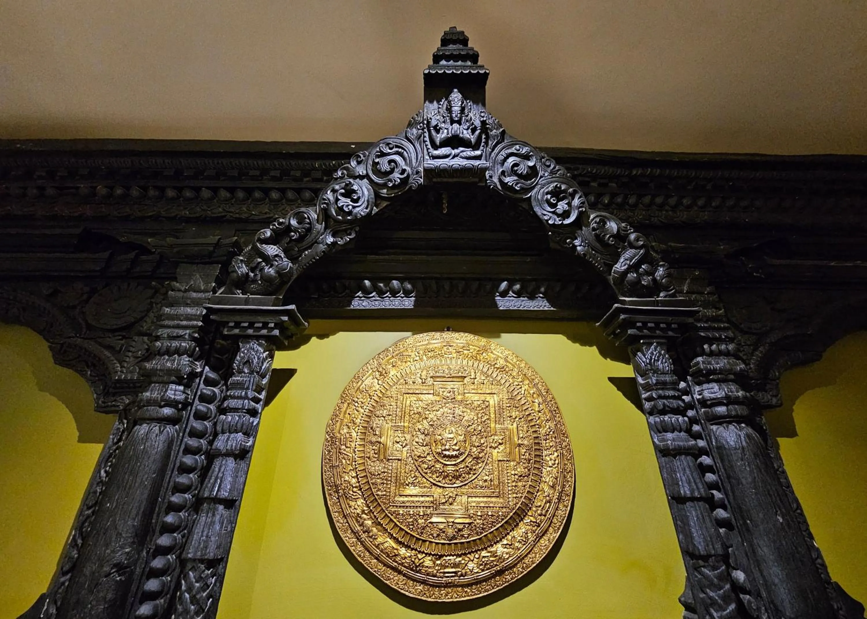 Decorative detail in Central Courtyard Thamel - Heritage Hötel & Artisan Café