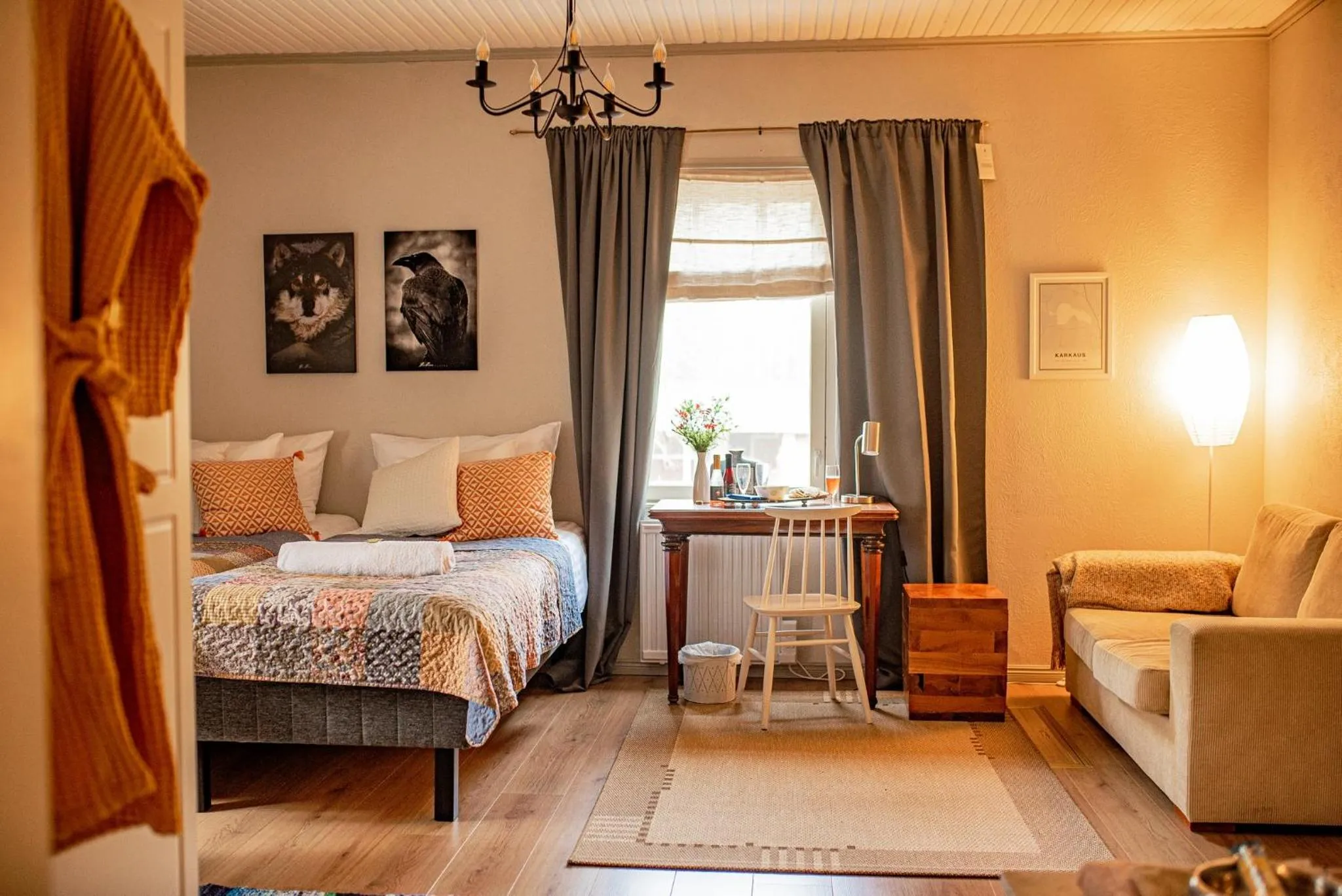 Bed in Karkausmäen Kammari