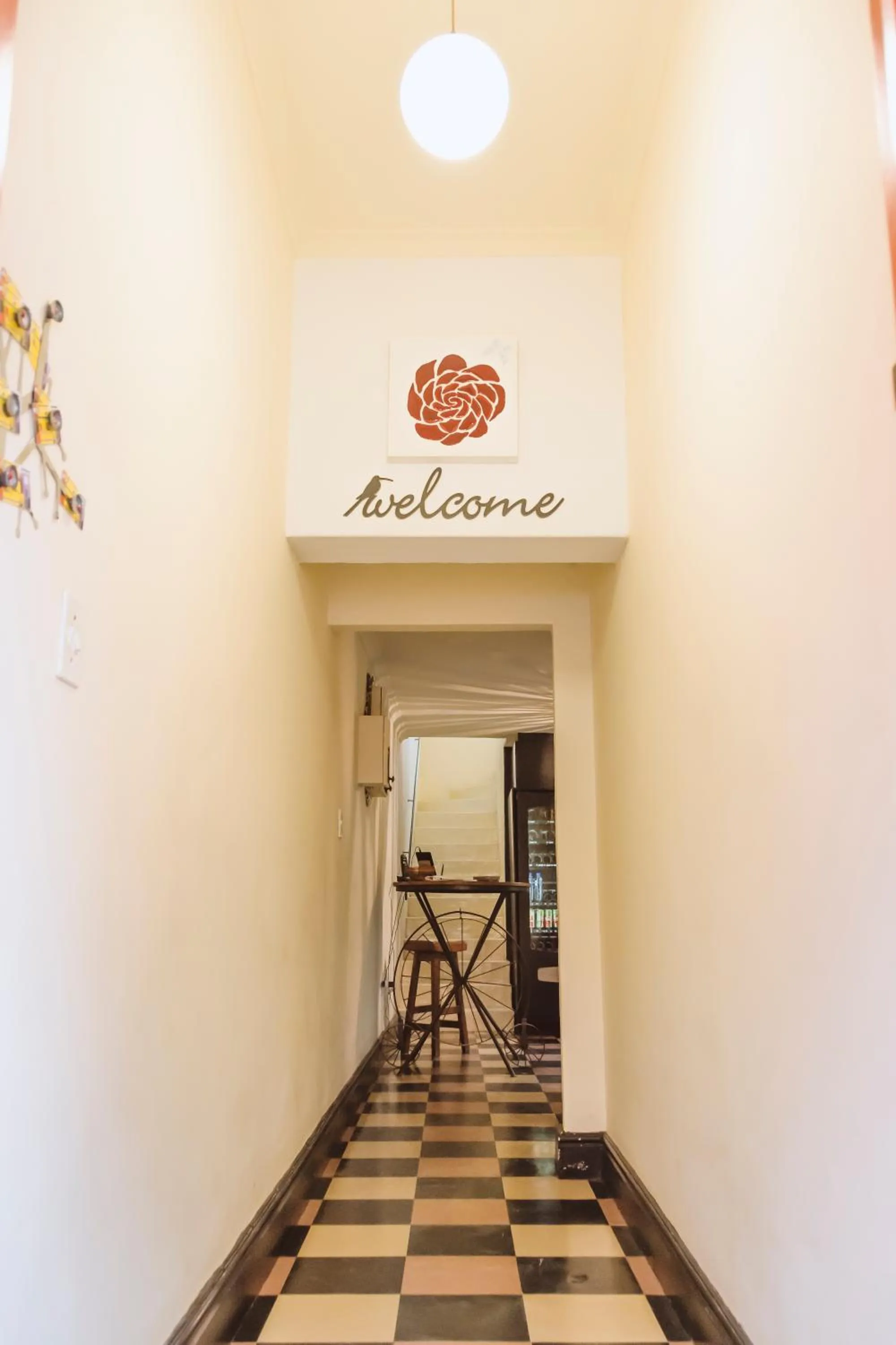 Lobby or reception in La Rose B&B