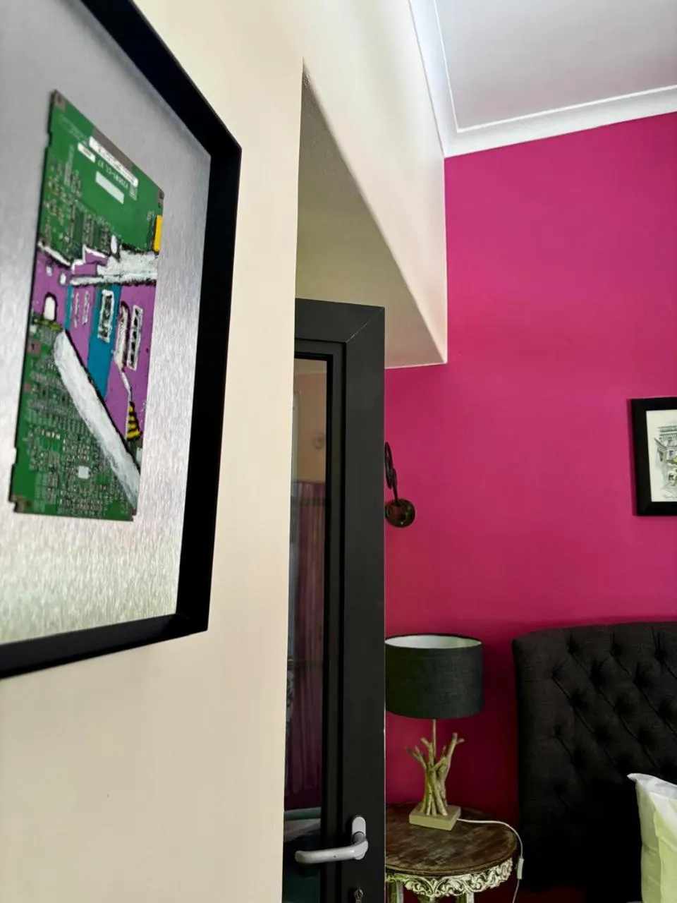 Decorative detail in La Rose B&B