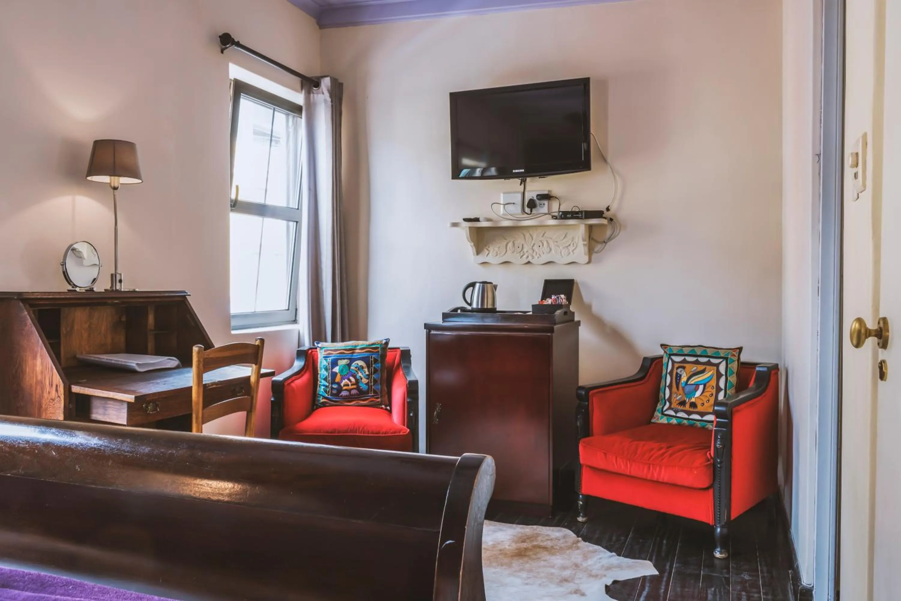 Seating area in La Rose B&B