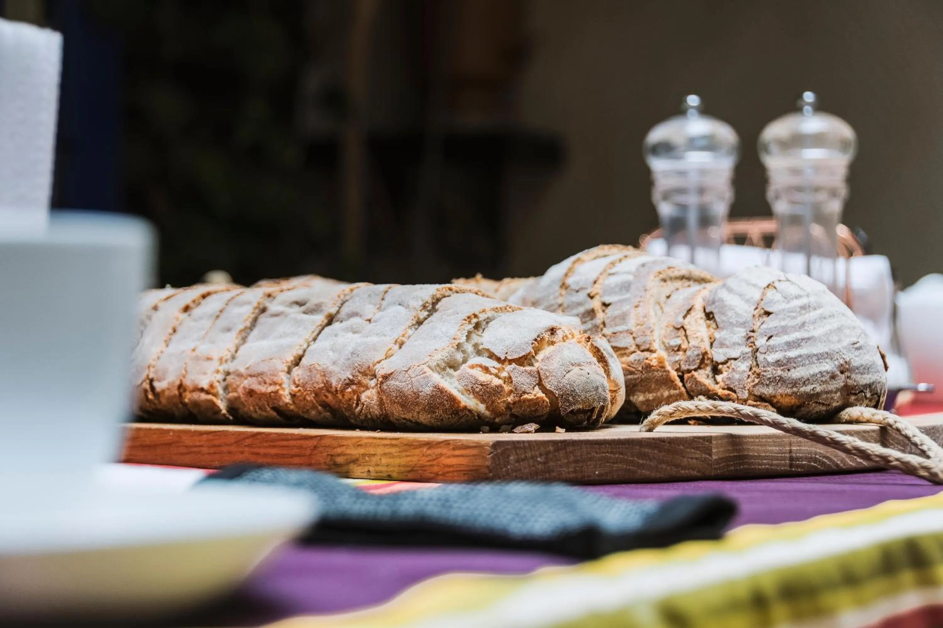 Food and drinks in La Rose B&B