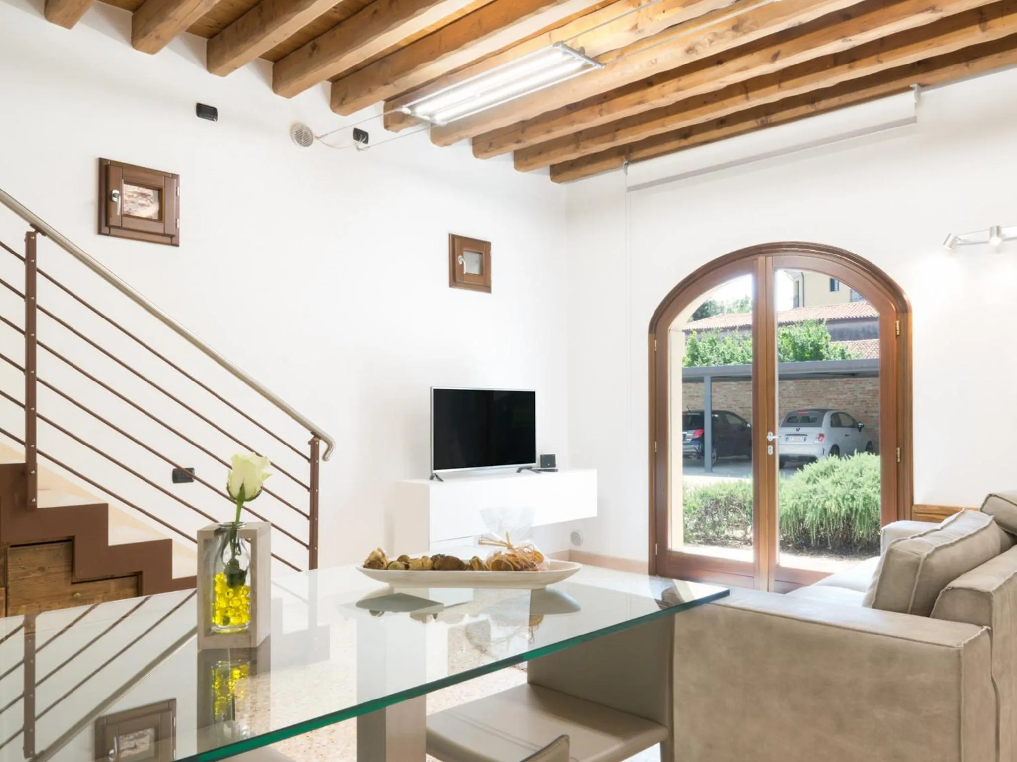 Living room in Residence Le Bugne