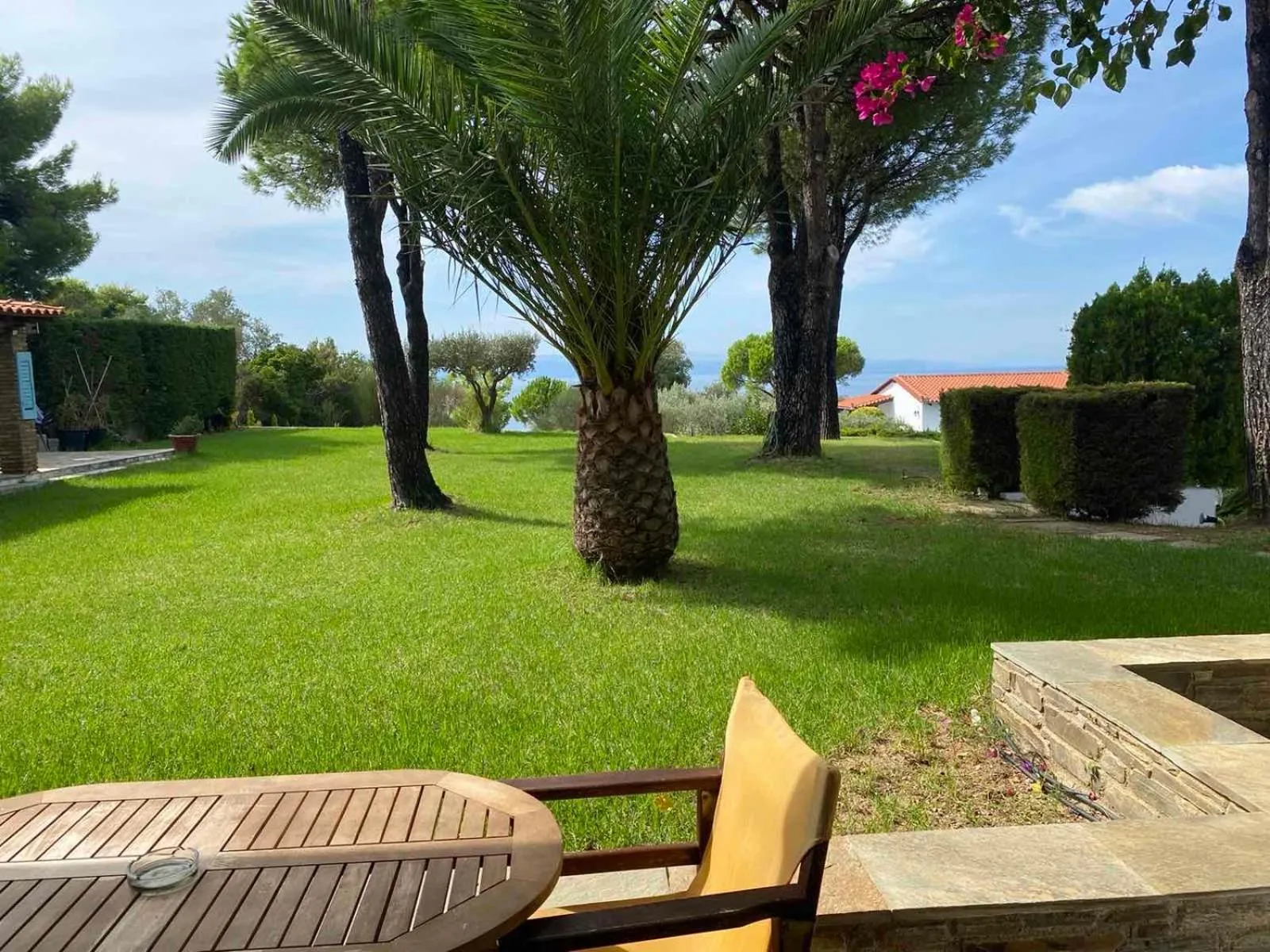 Garden view in Villa POLYTIMI