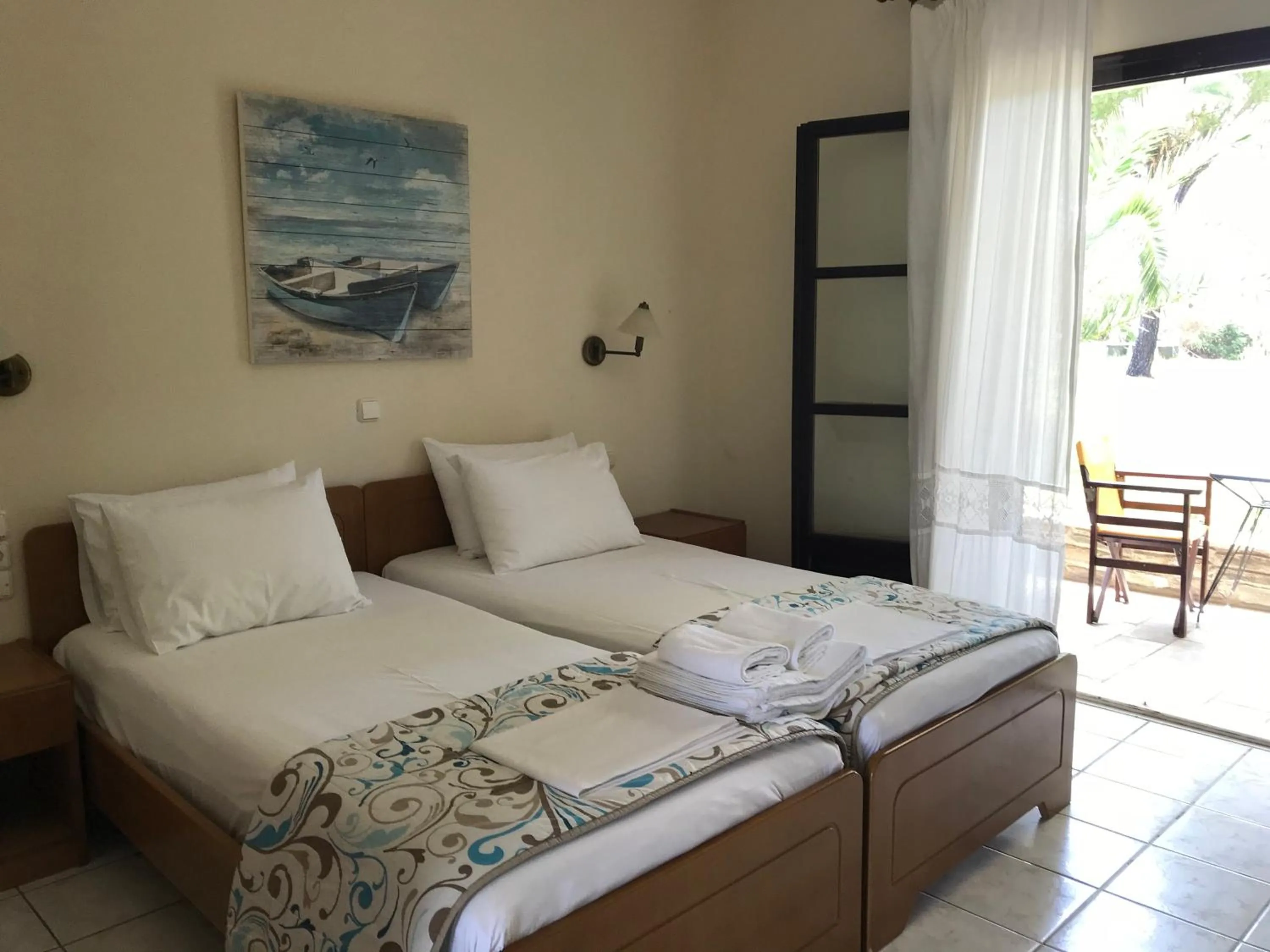 Bedroom, Bed in Villa POLYTIMI