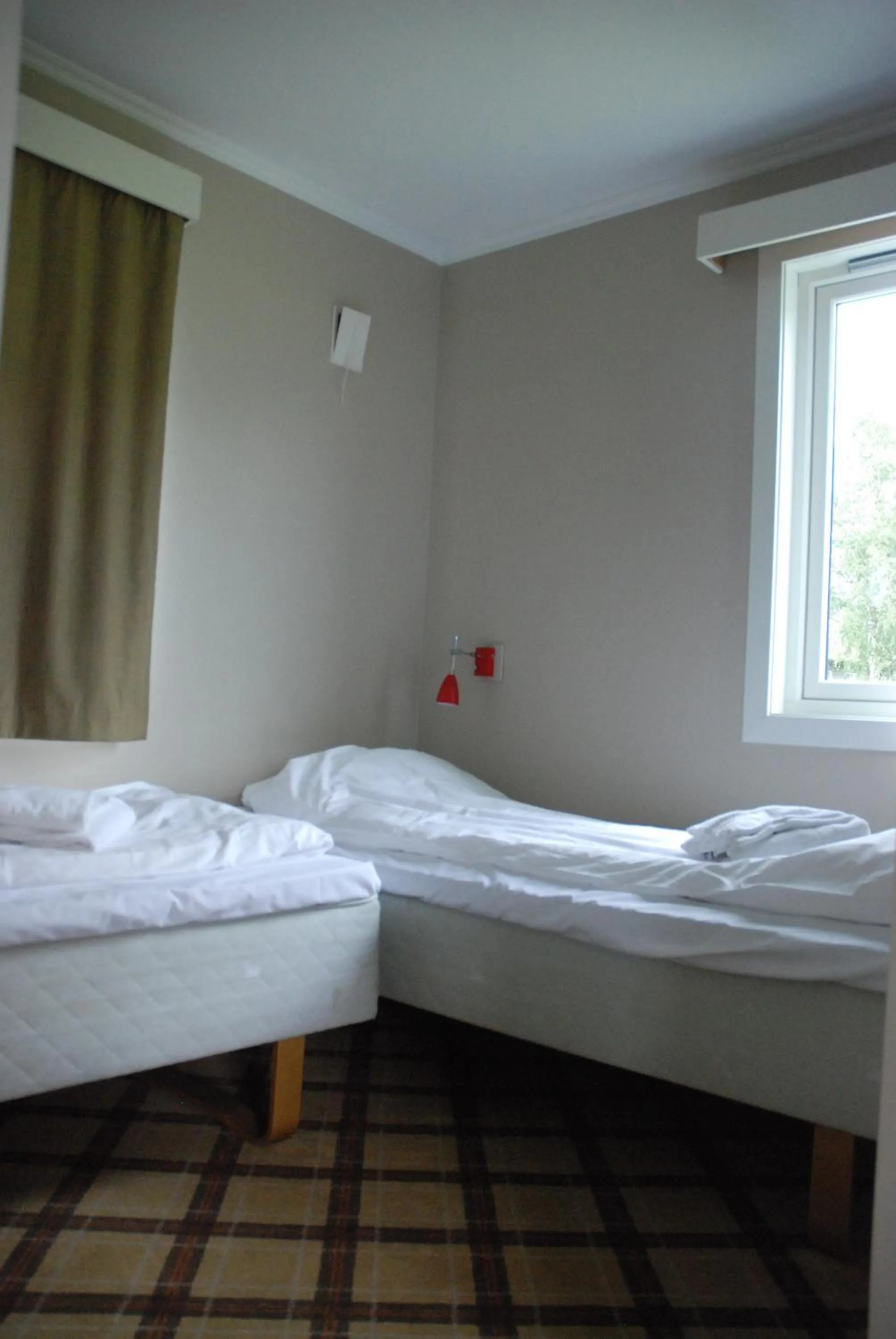 Bed in Fleischer's Motel