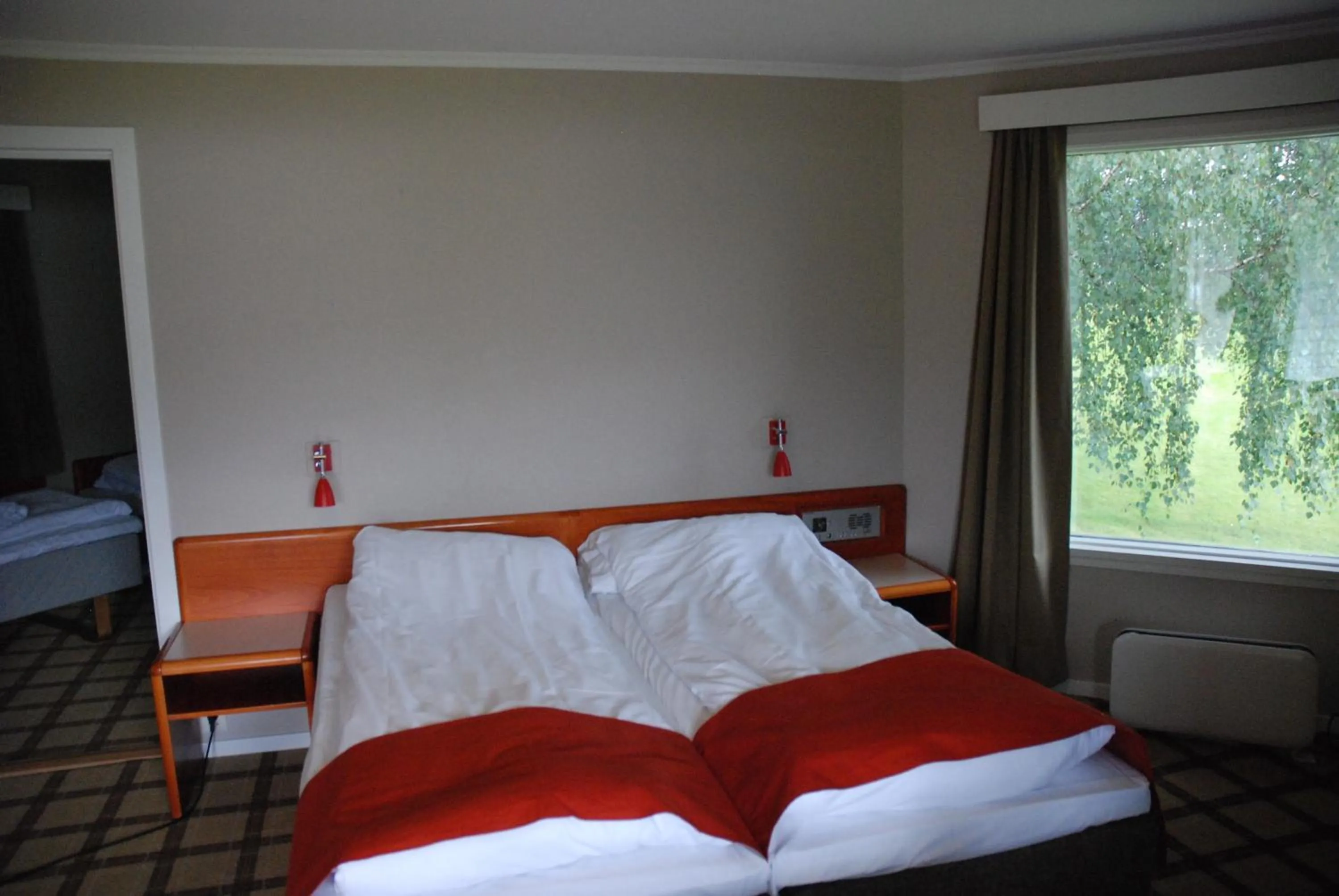 Bed in Fleischer's Motel