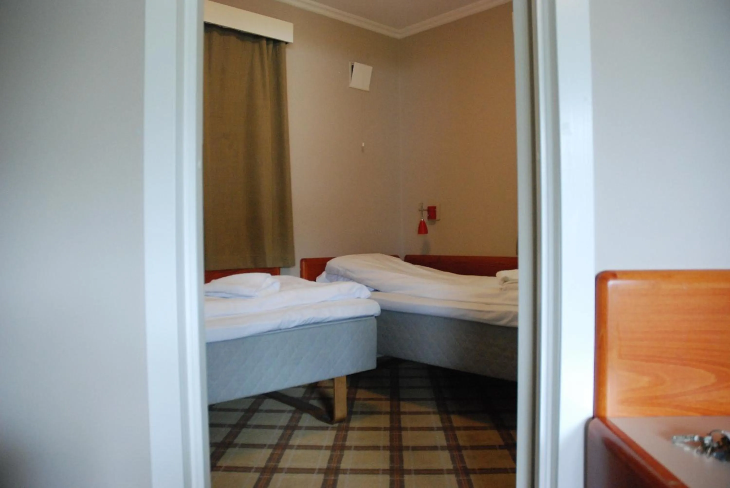 Bed in Fleischer's Motel