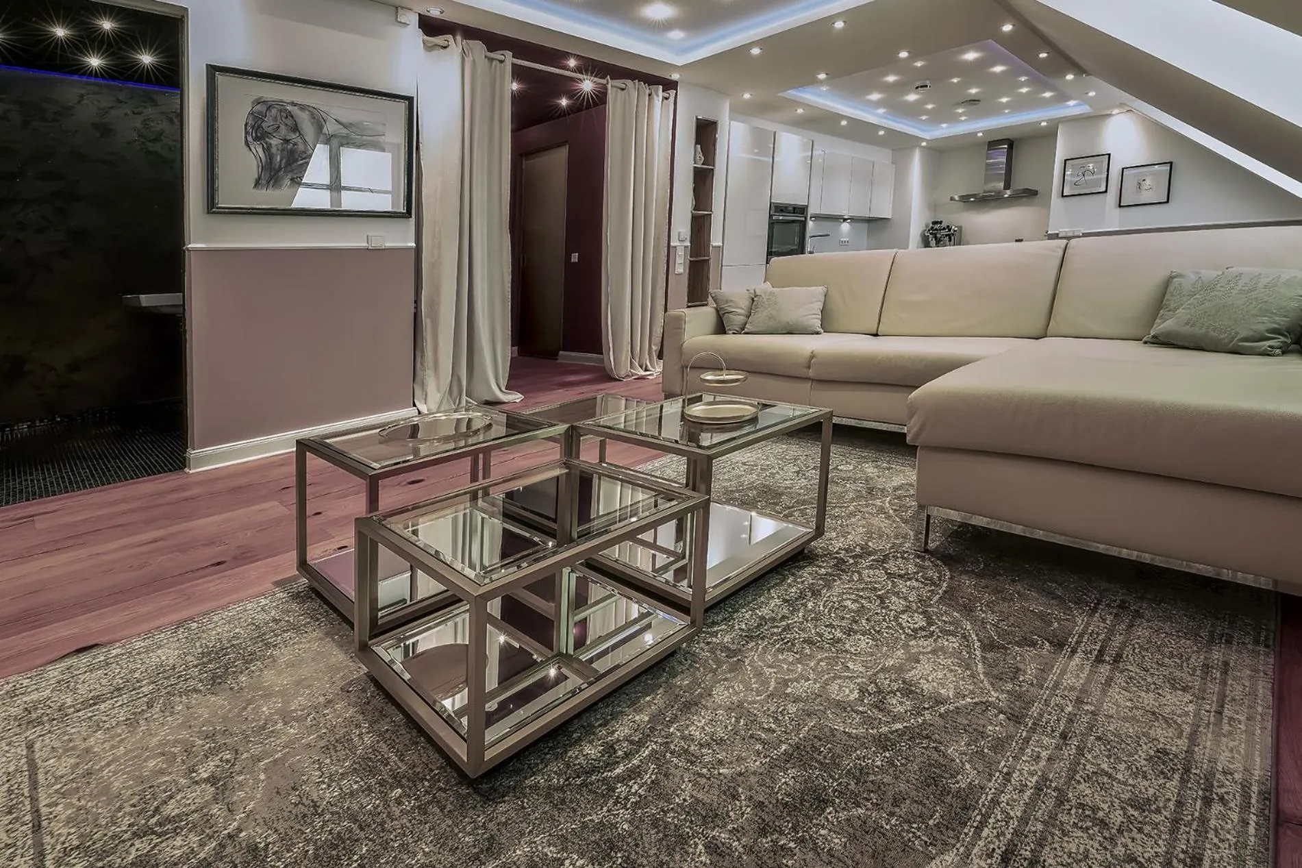 Living room in Boutique Suites and Residences Heidelberg- Alte Zigarrenmanufaktur