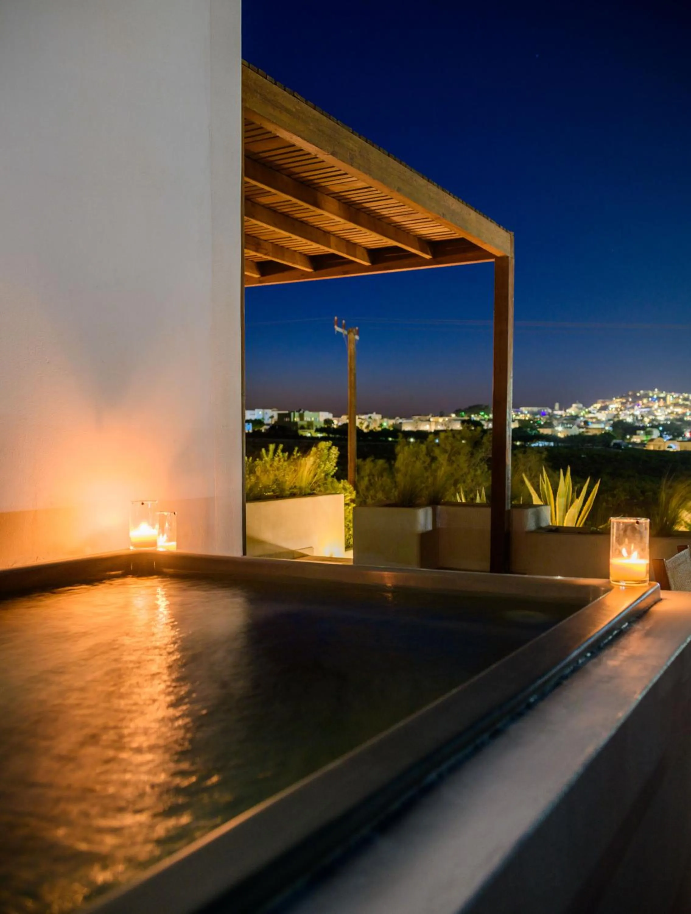 Hot Tub in Safrani Suites