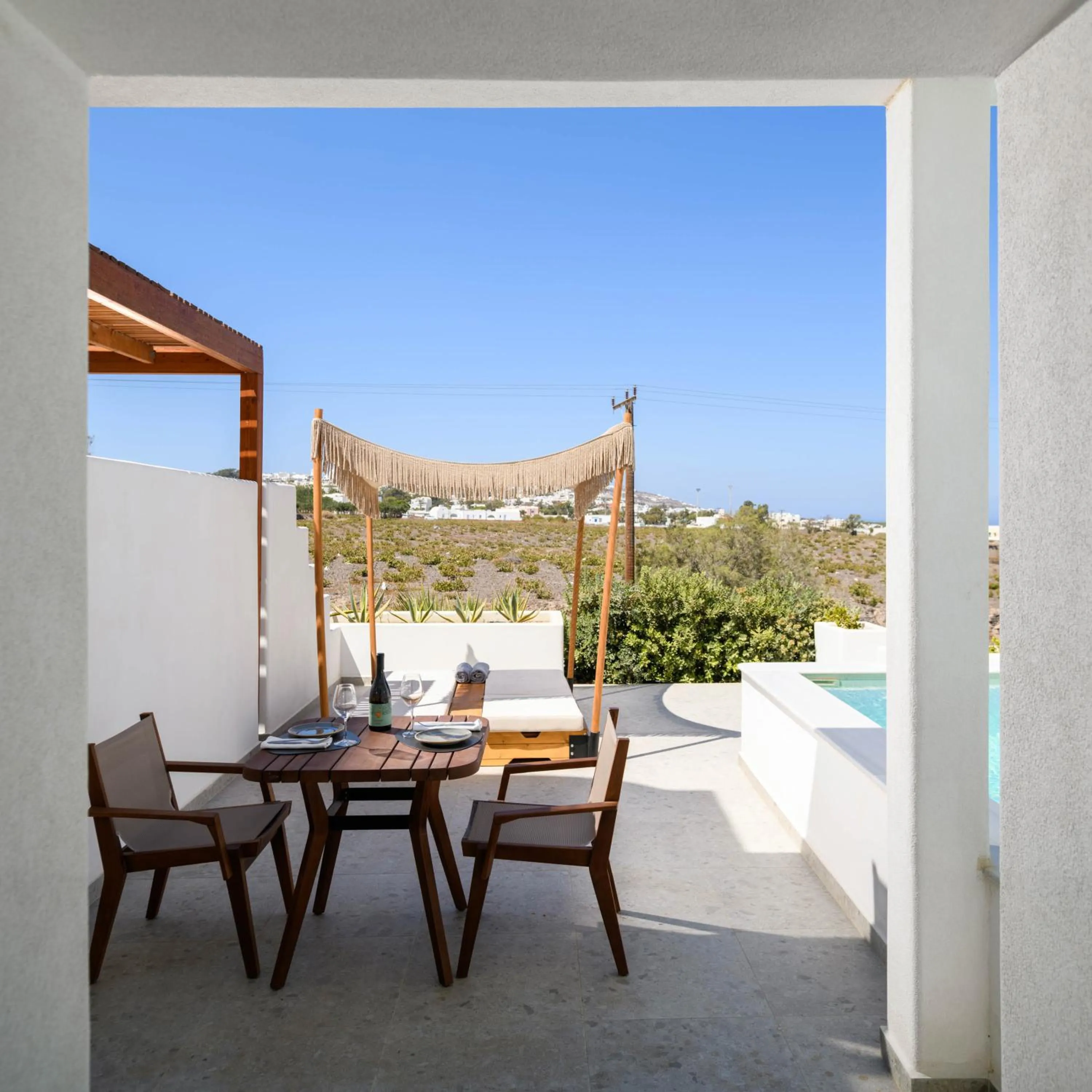 Patio in Safrani Suites