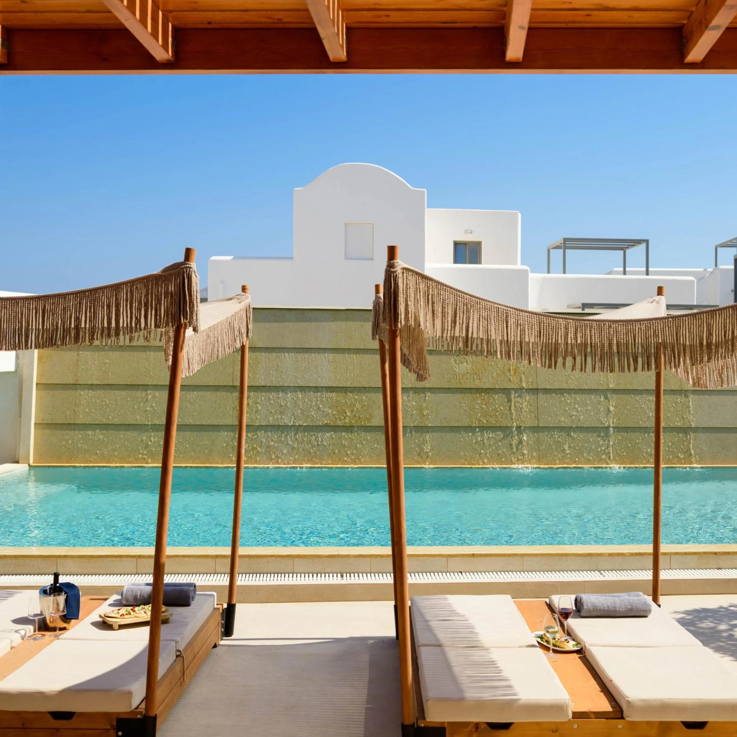 Swimming pool in Safrani Suites