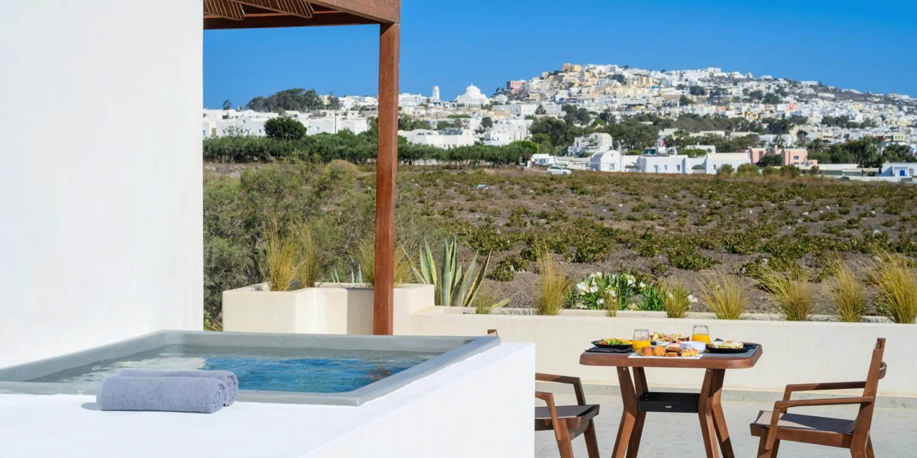 Patio in Safrani Suites