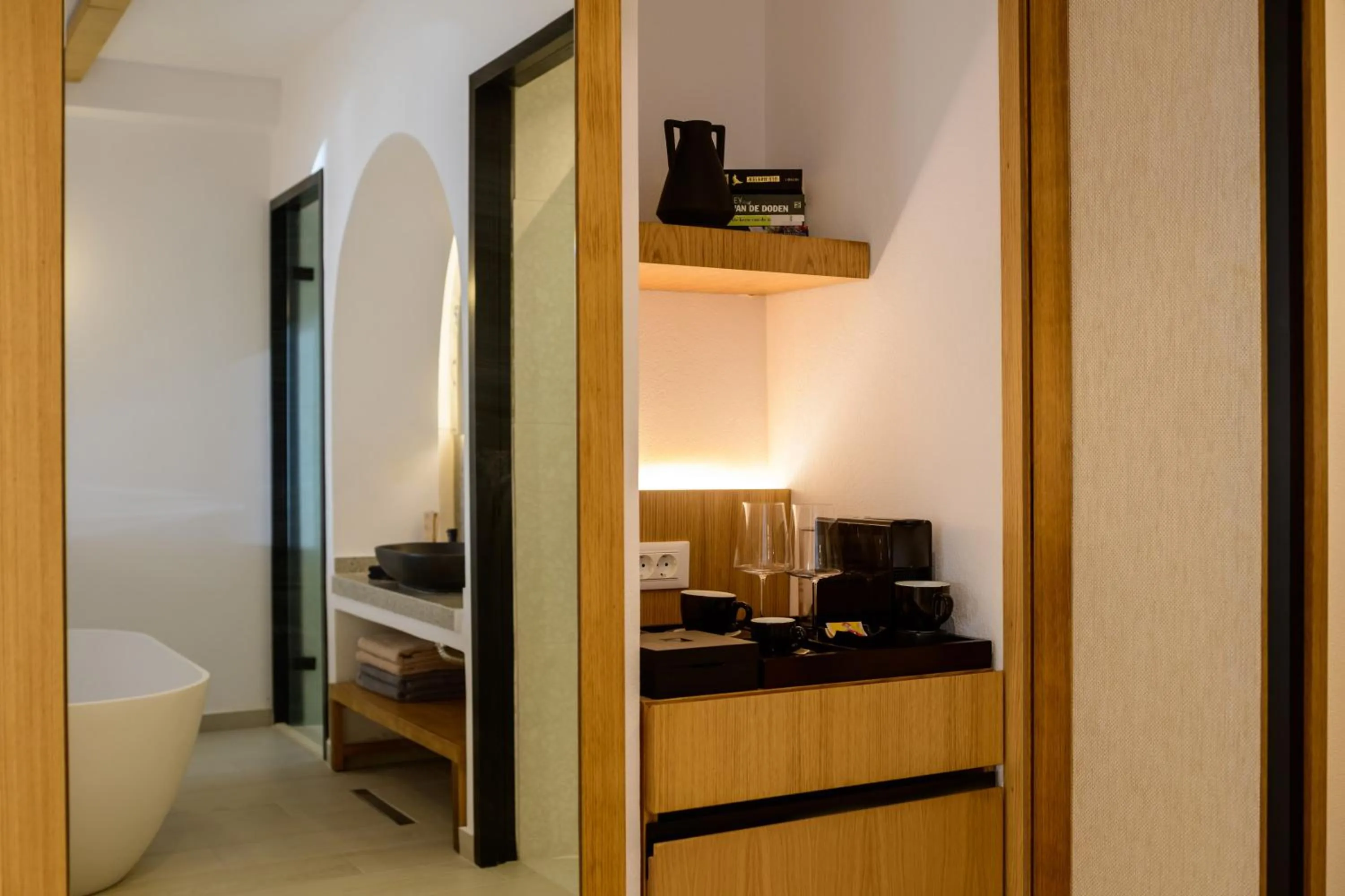 Bed in Safrani Suites