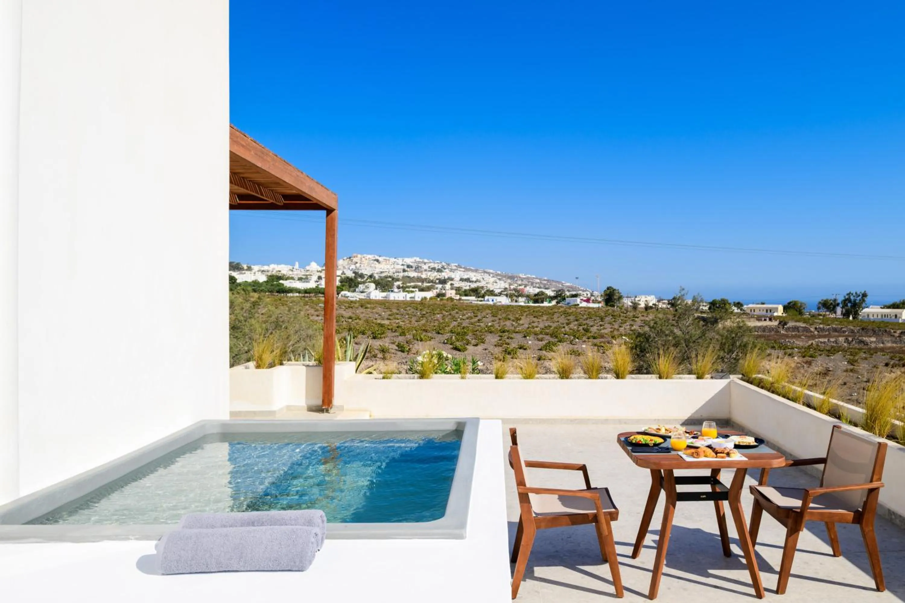 Patio in Safrani Suites