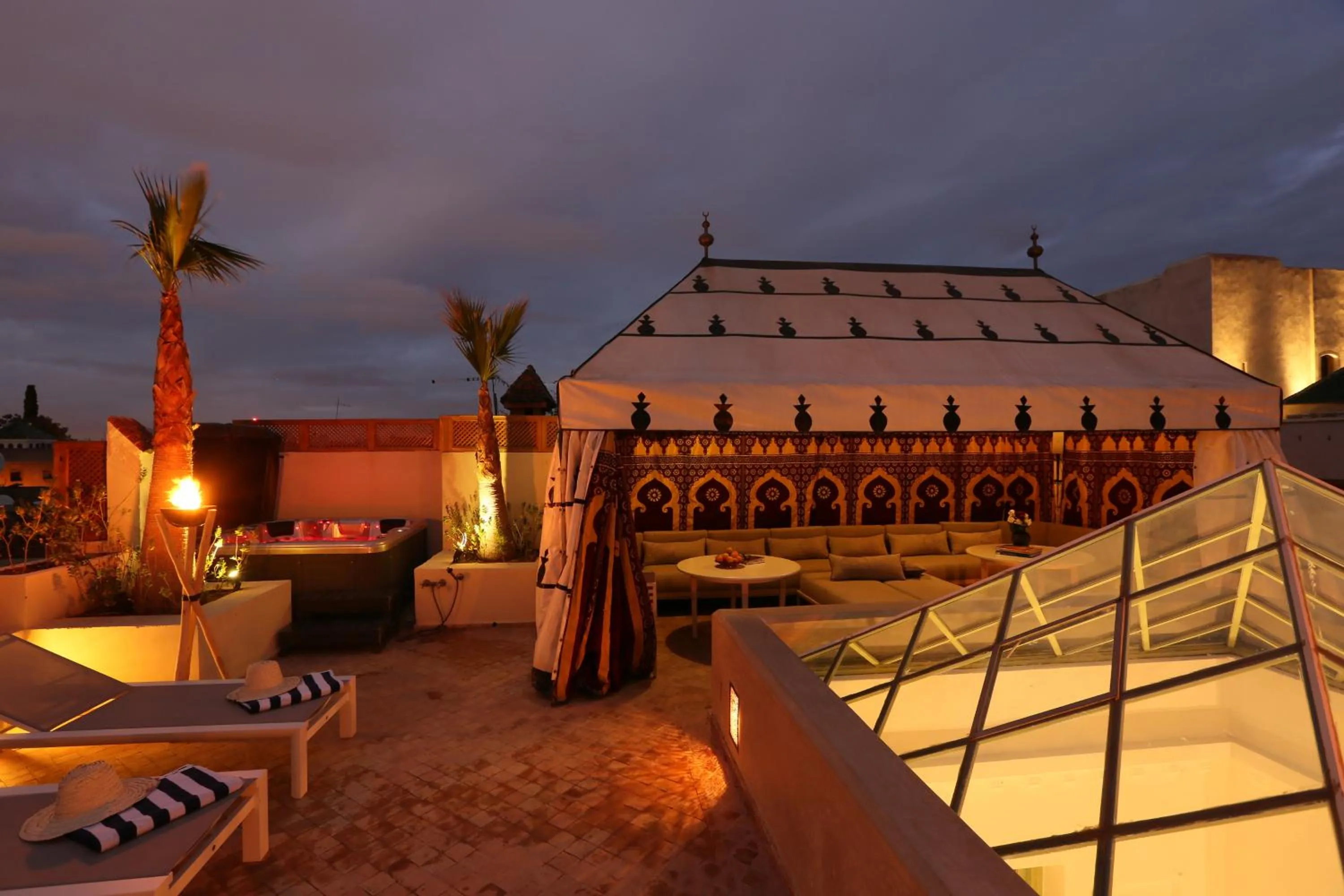 Balcony/Terrace in Riad Enchanté