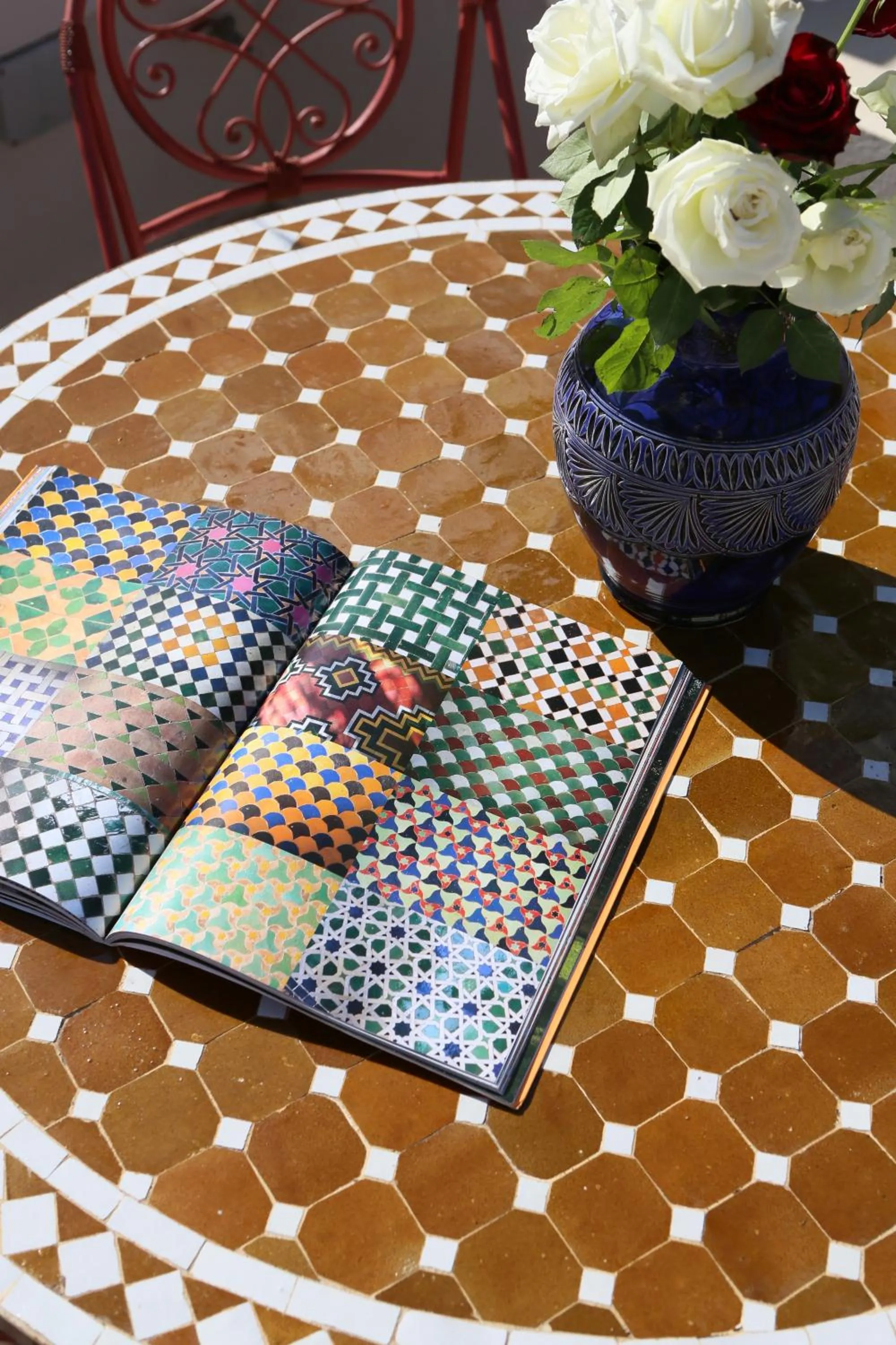 Decorative detail in Riad Enchanté