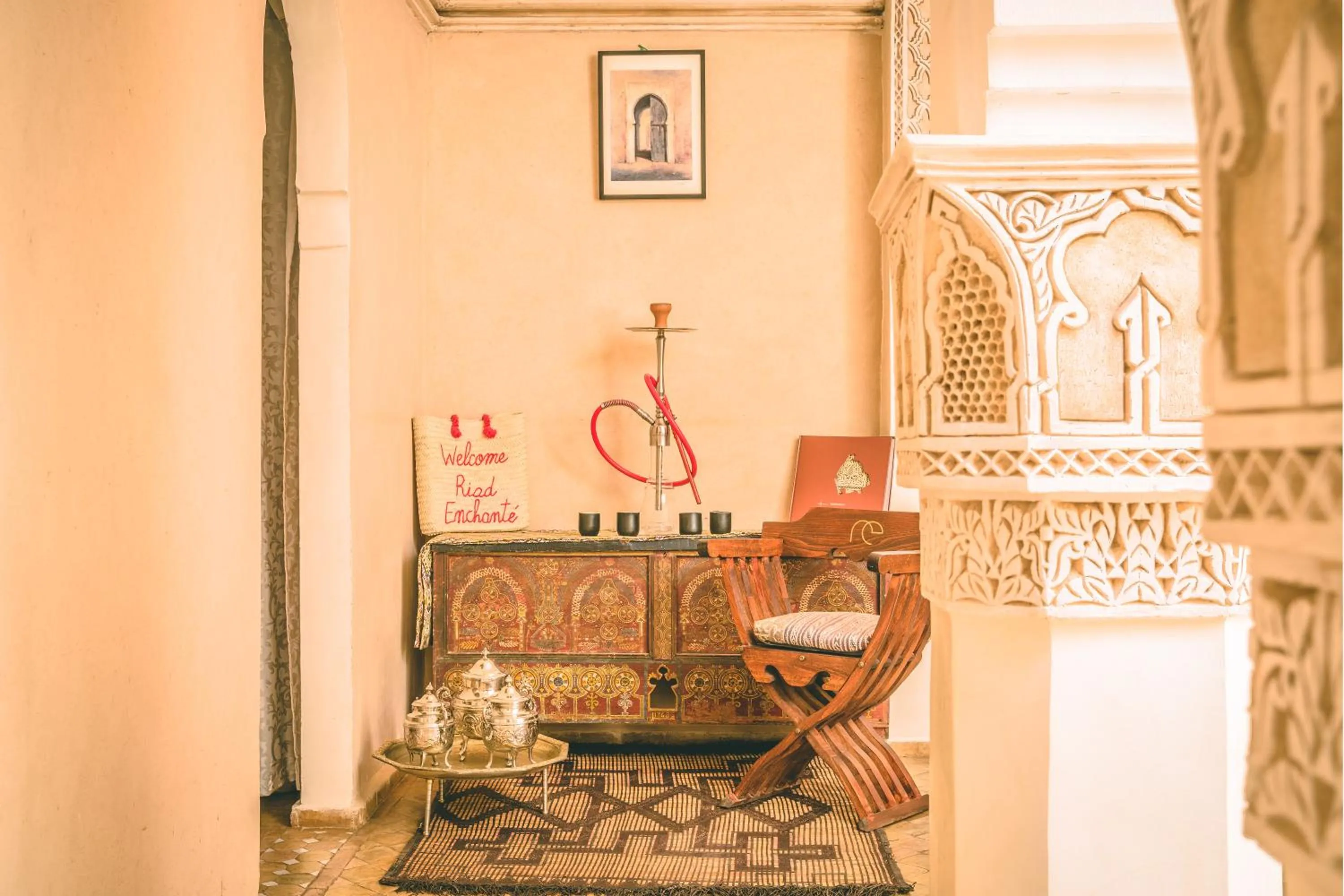 Living room in Riad Enchanté