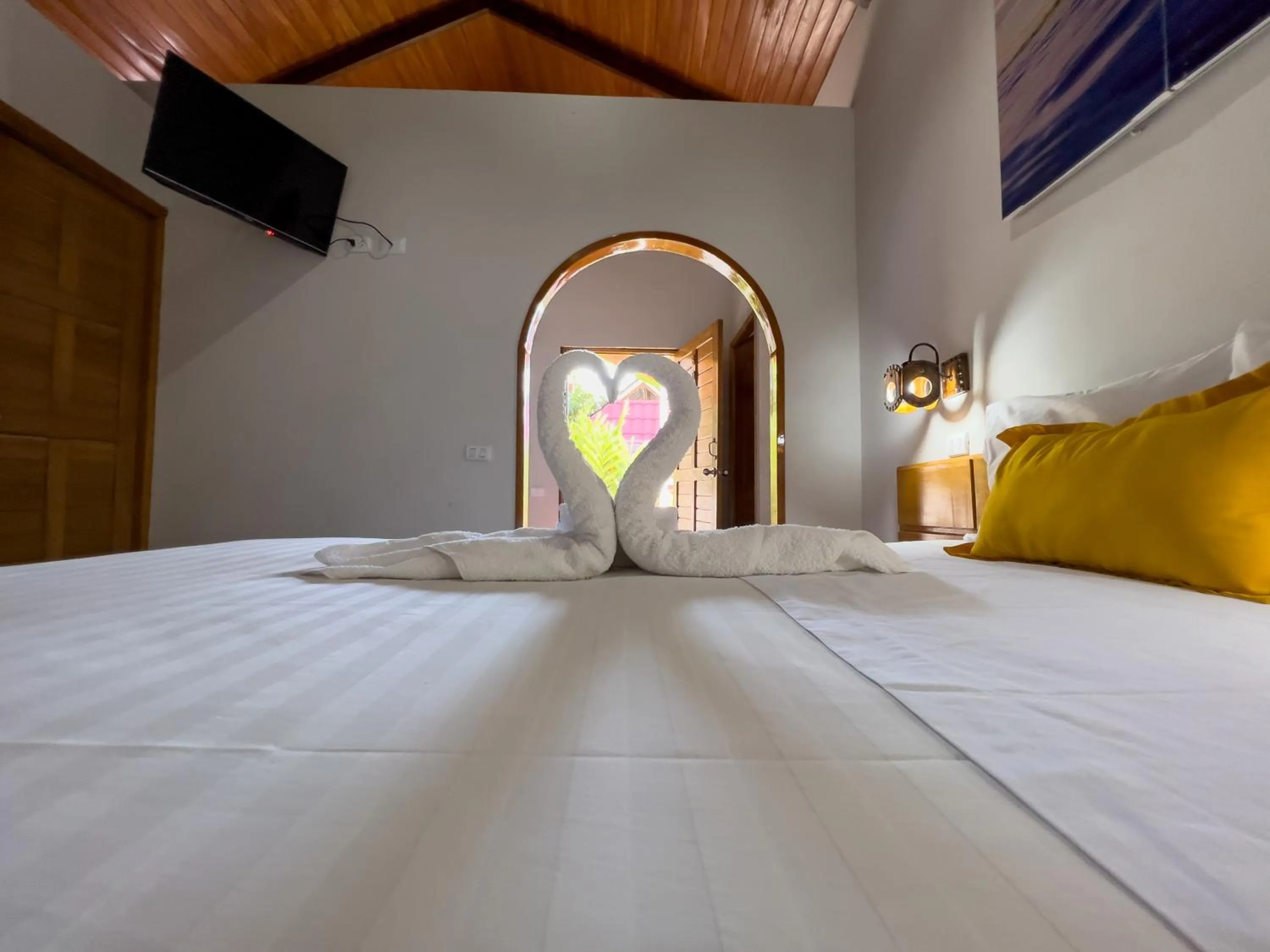 Bed in Los Gavilanes Hotel