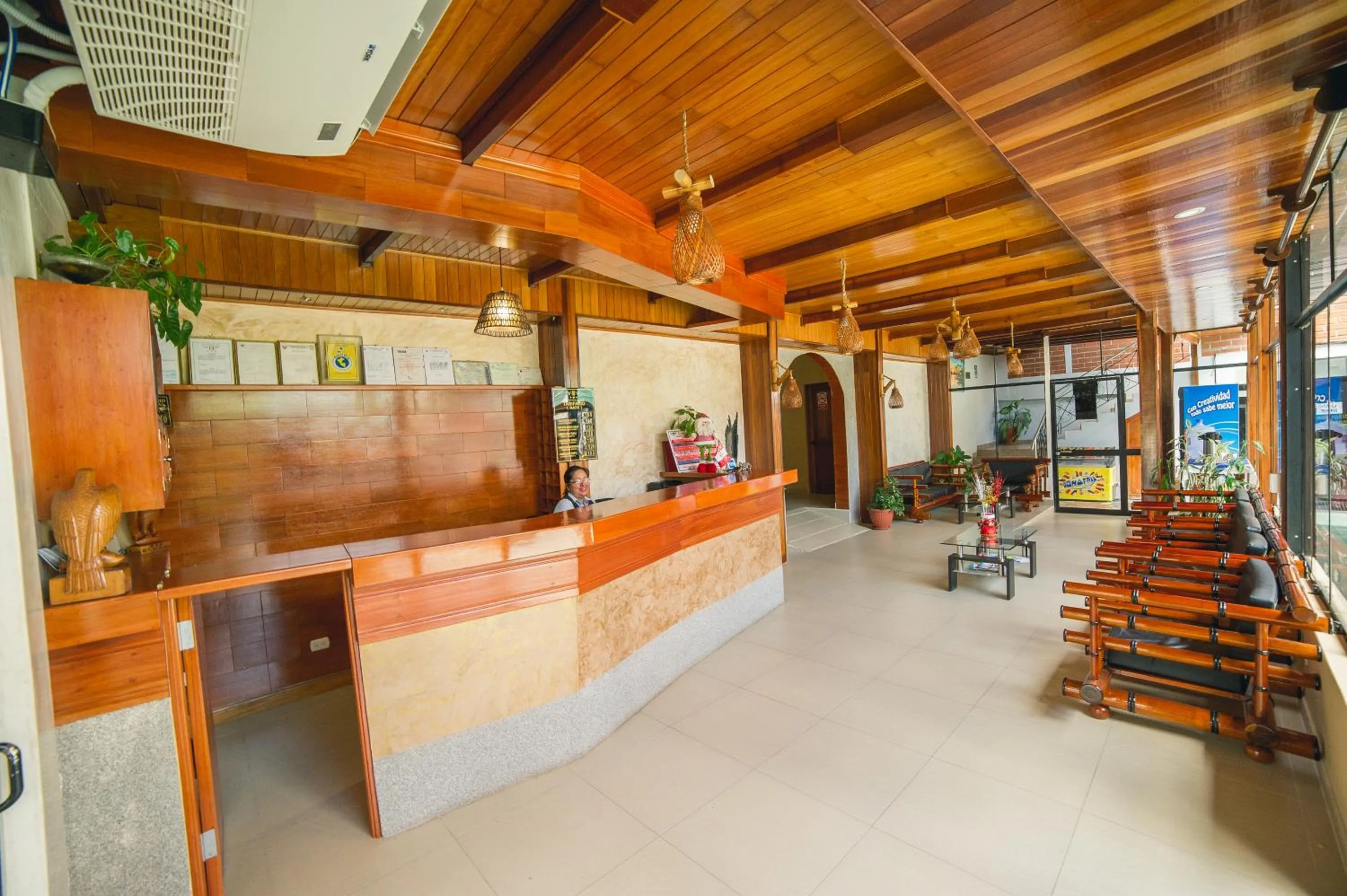 Lobby or reception in Los Gavilanes Hotel