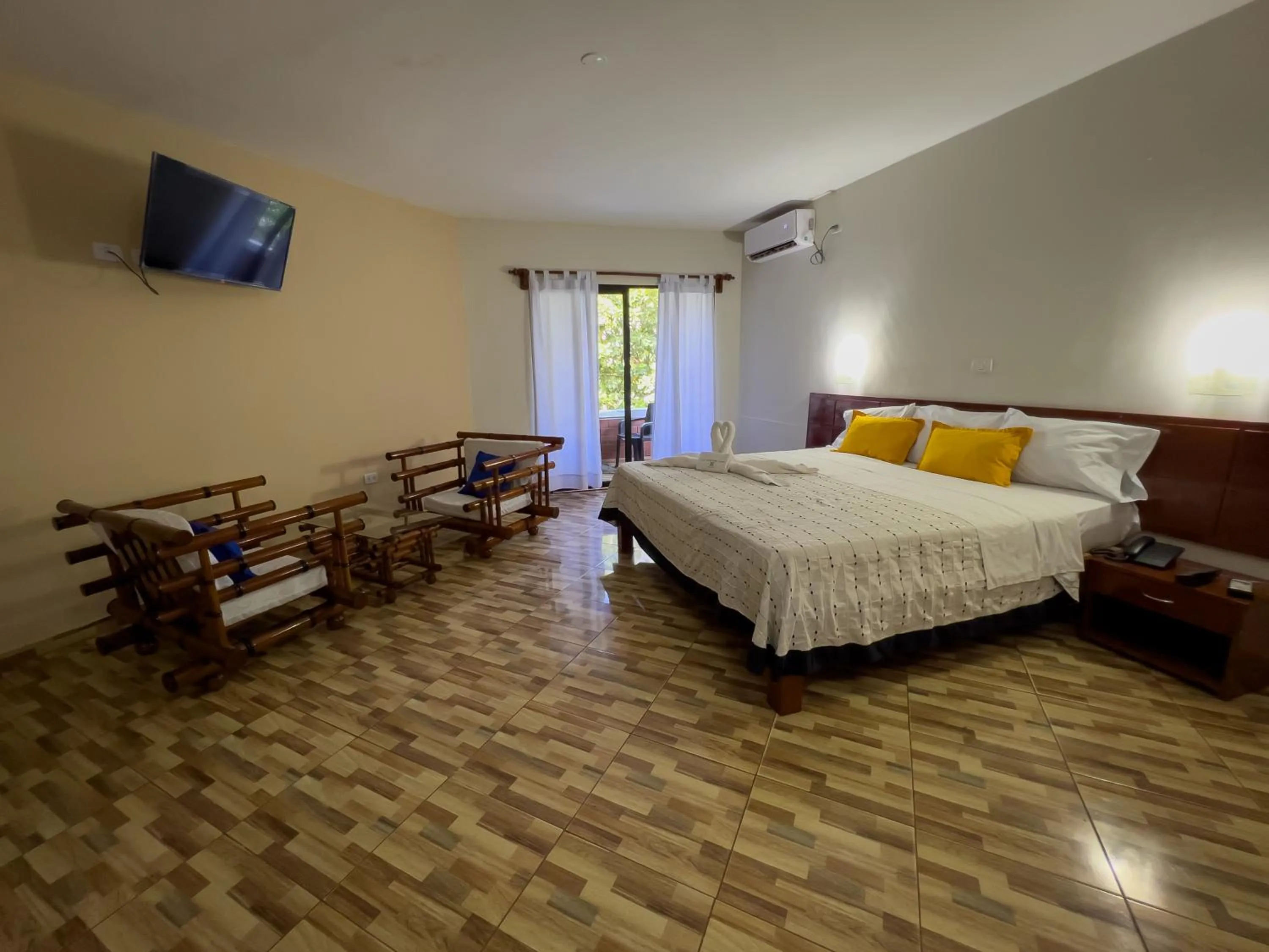 Bed in Los Gavilanes Hotel