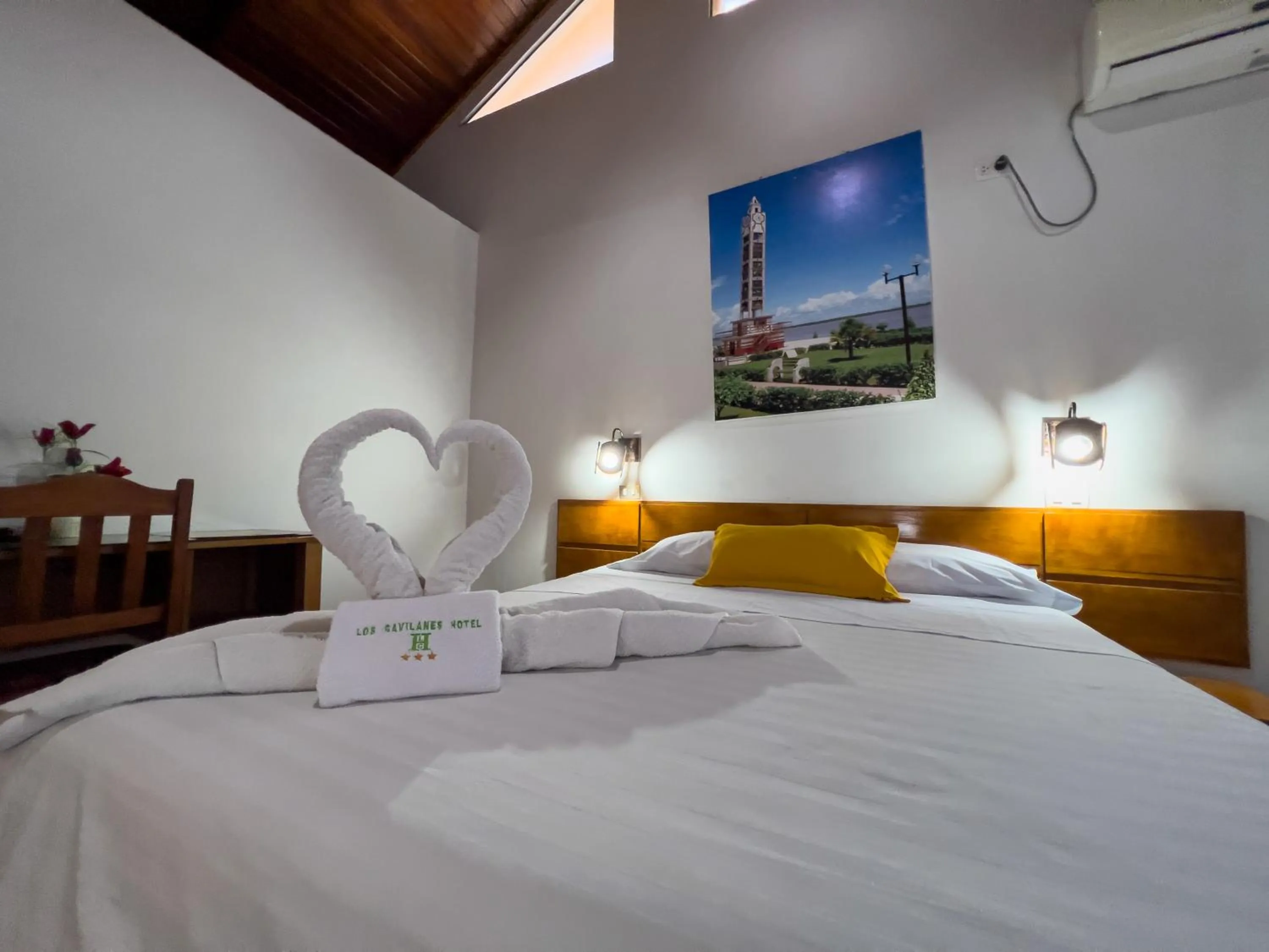 Bed in Los Gavilanes Hotel