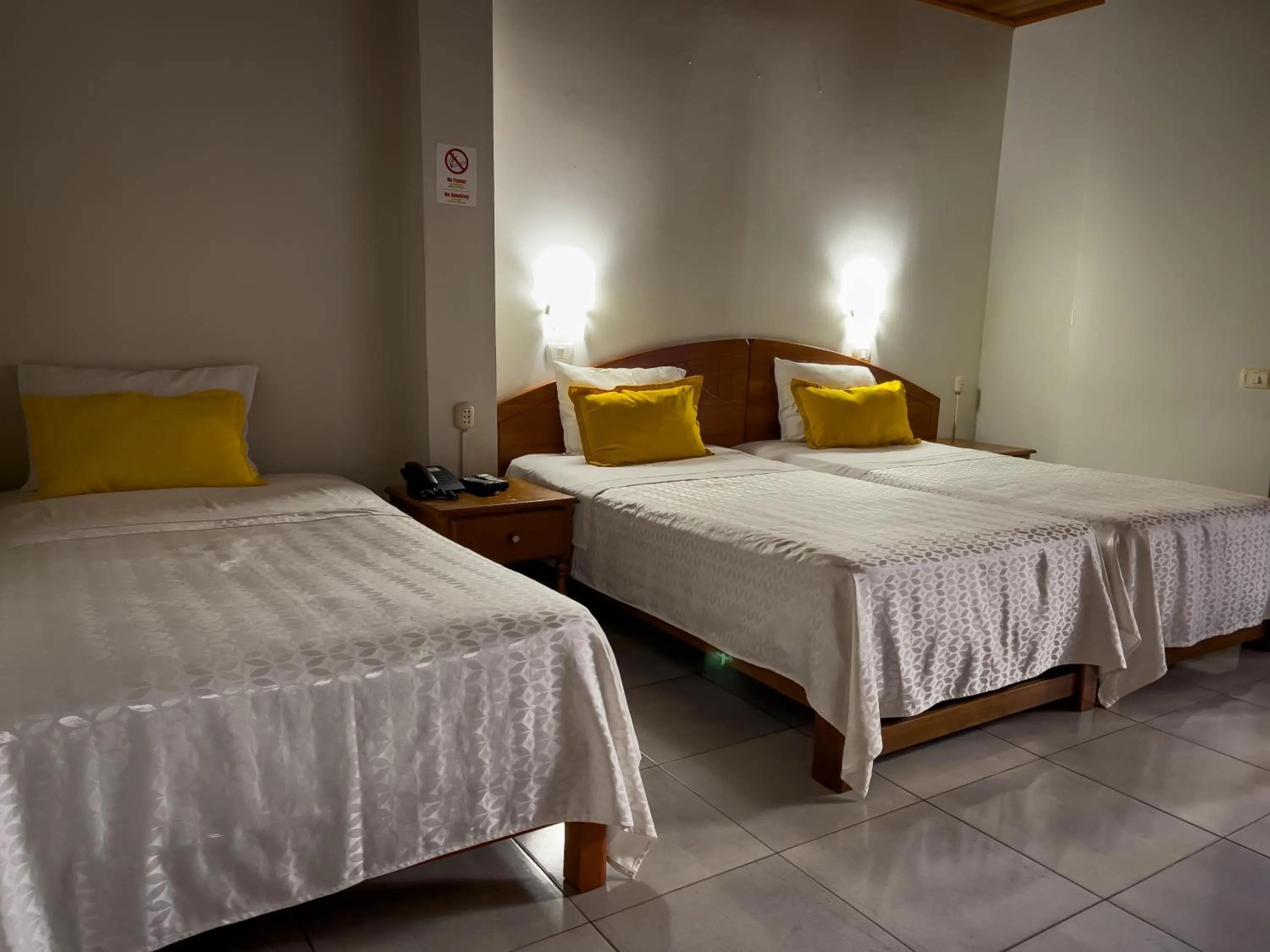 Bed in Los Gavilanes Hotel