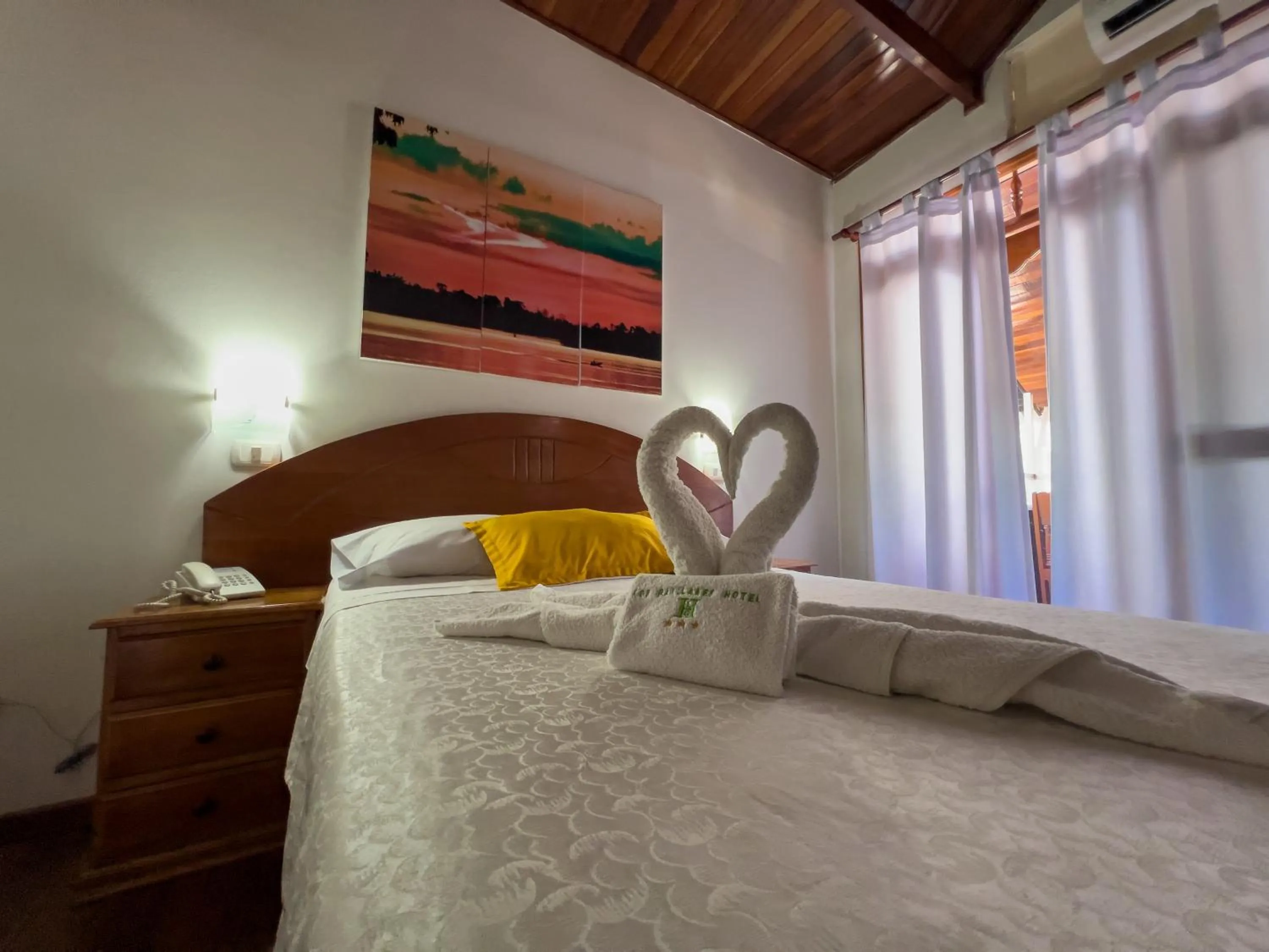 Bed in Los Gavilanes Hotel