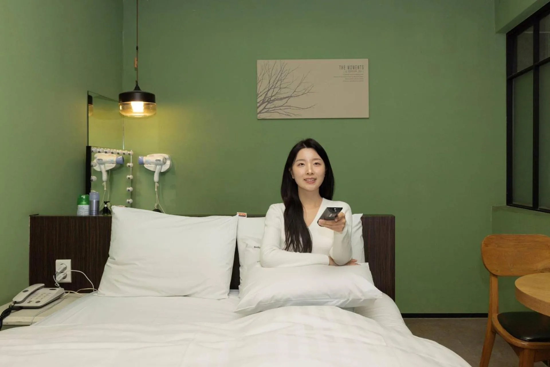 Bed in XYM Hotel Icheon