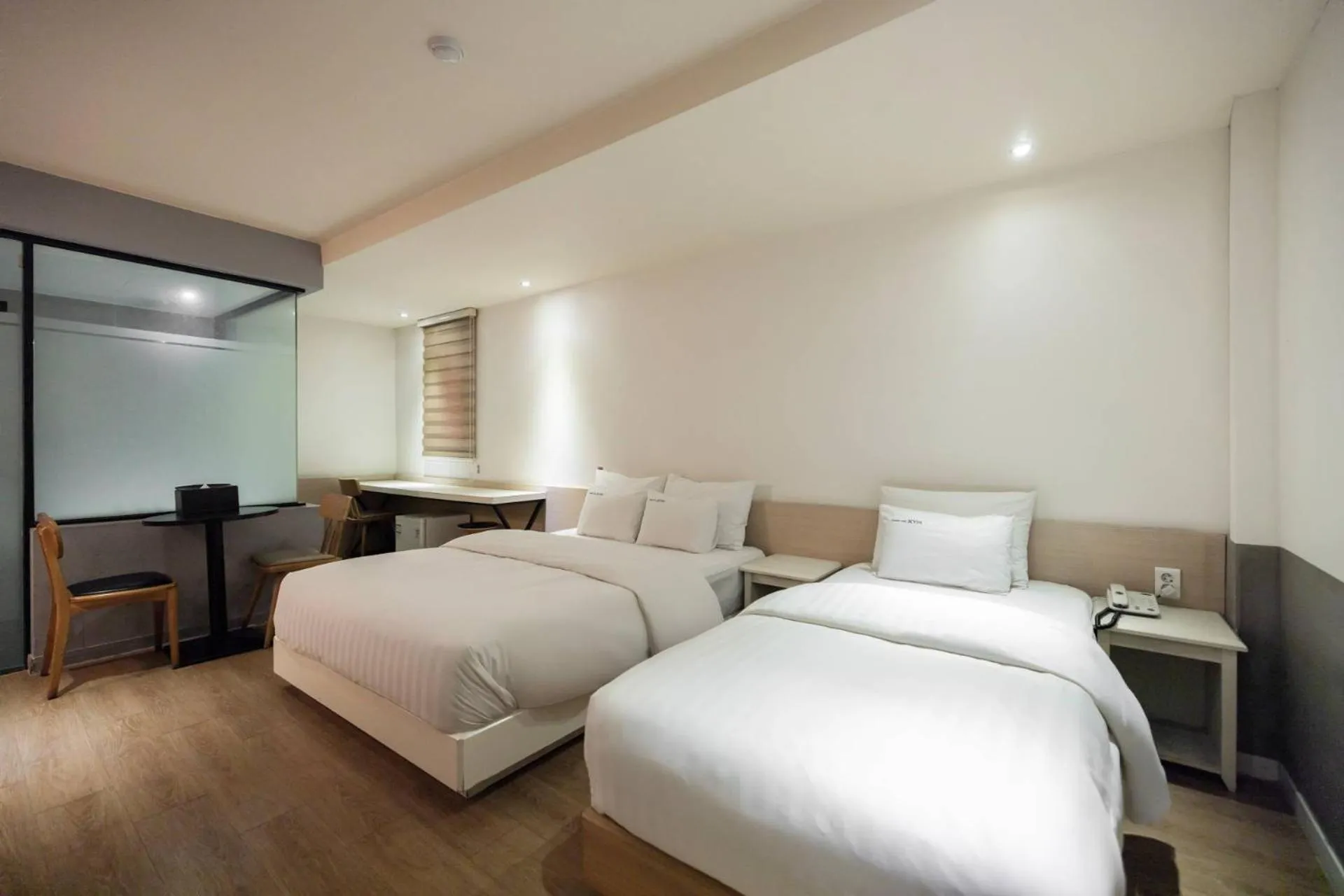 Bed in XYM Hotel Icheon