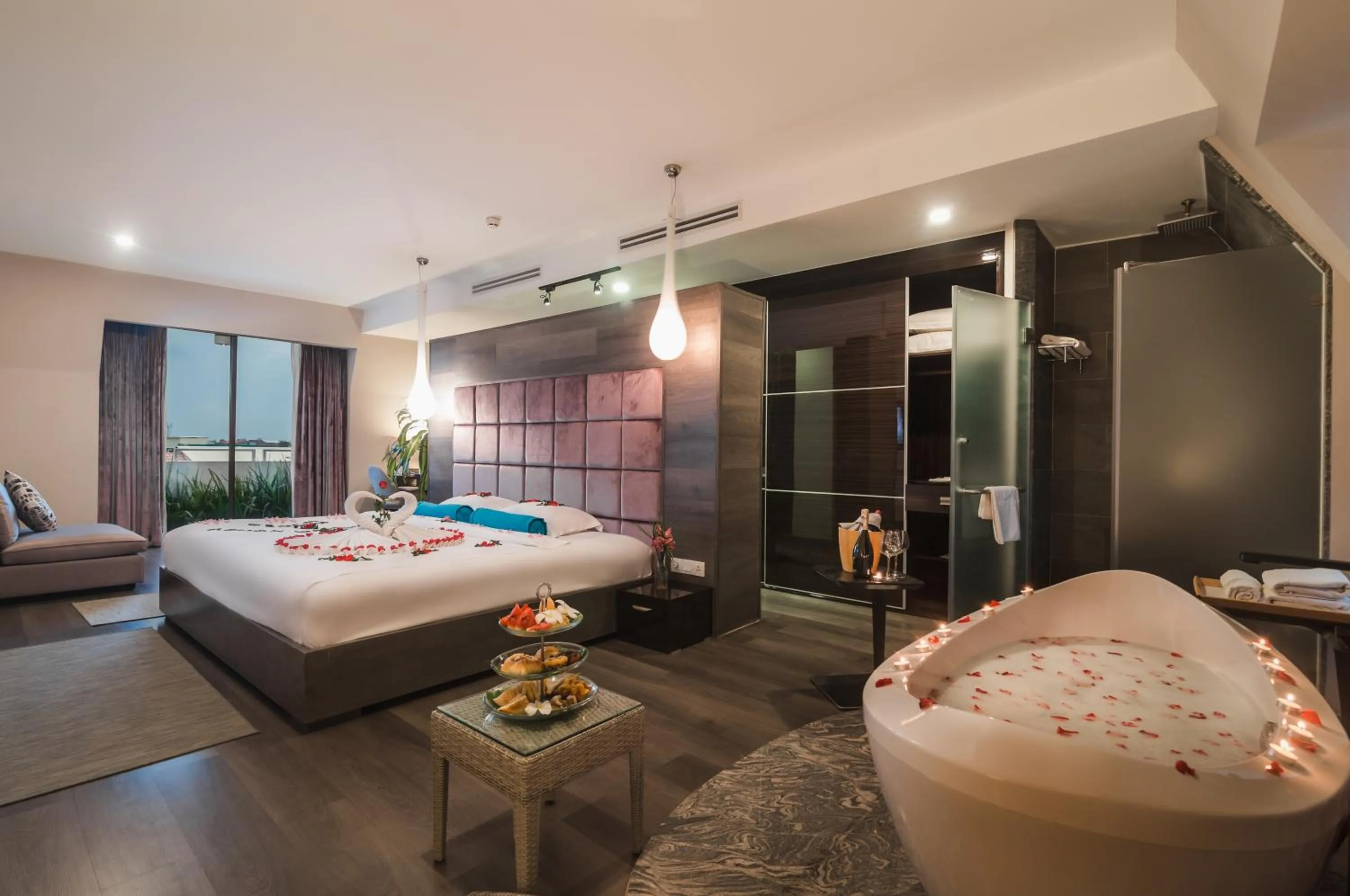 Photo of the whole room, Bed in Damrei Angkor Hotel