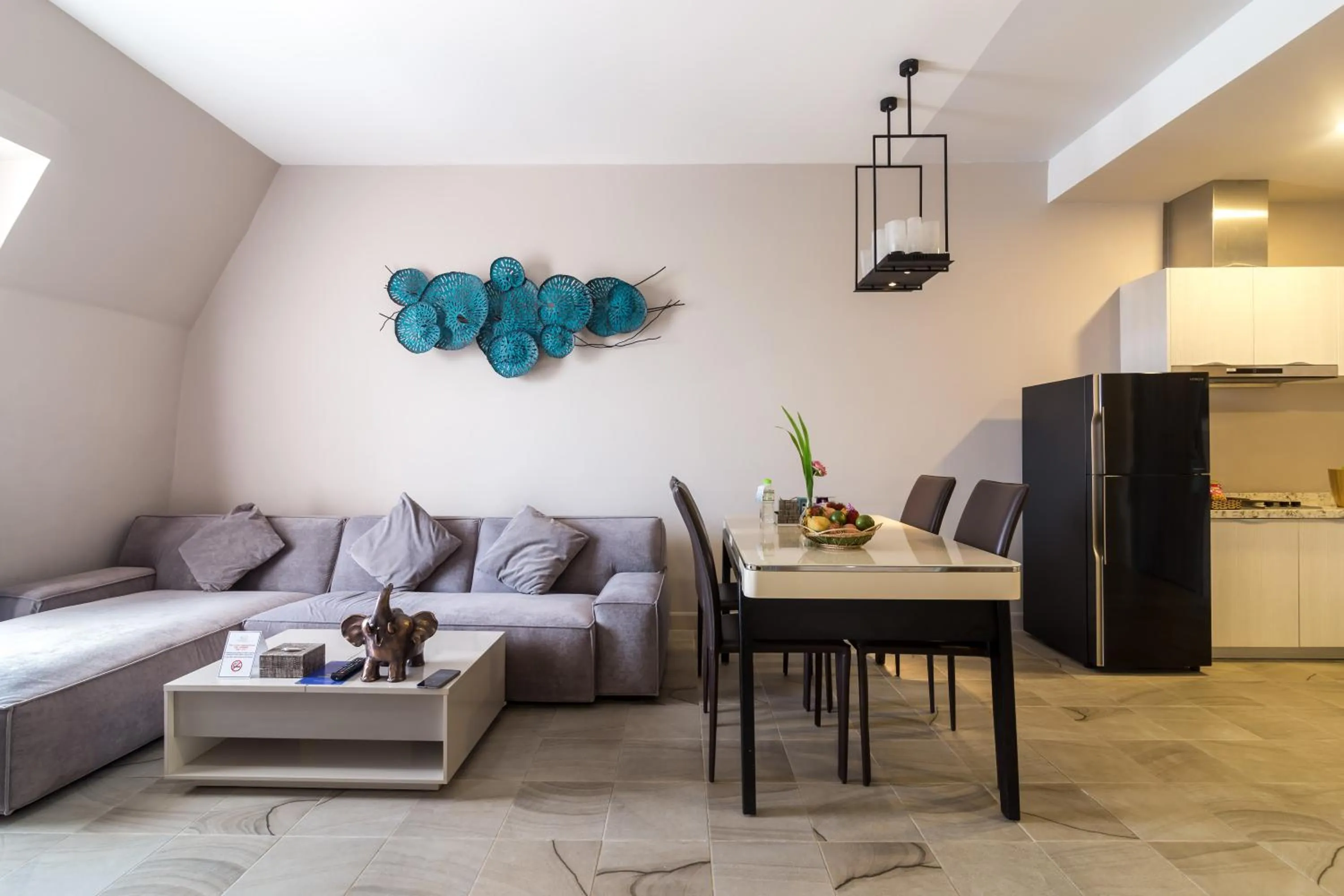 Seating area in Damrei Angkor Hotel