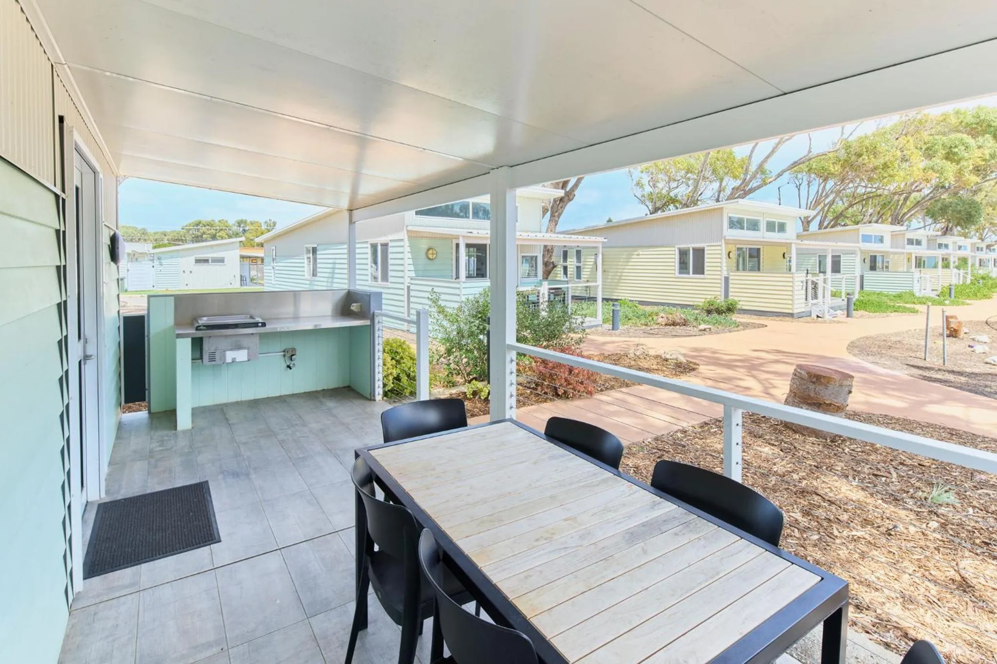 Patio in RAC Cervantes Holiday Park