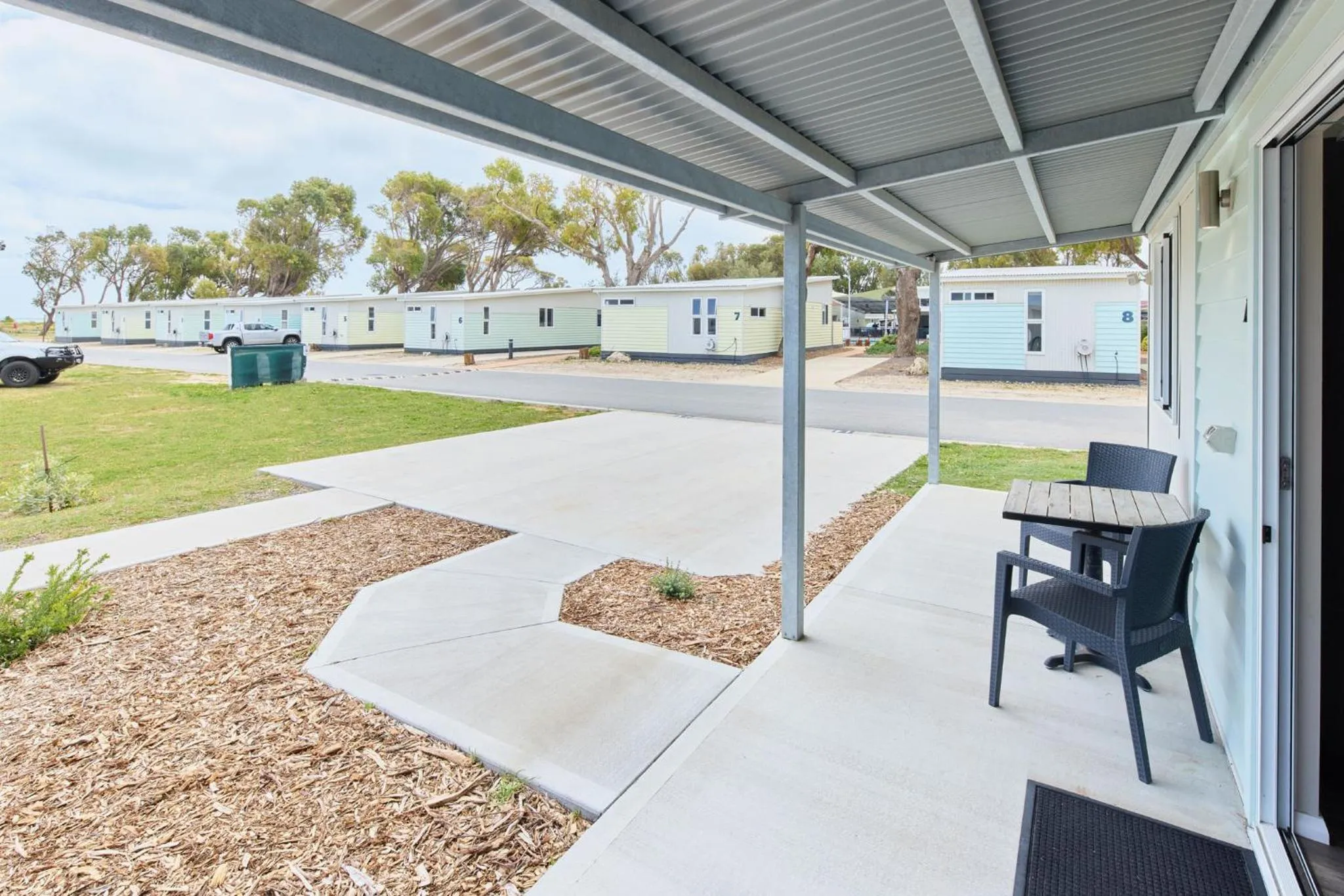 Patio in RAC Cervantes Holiday Park