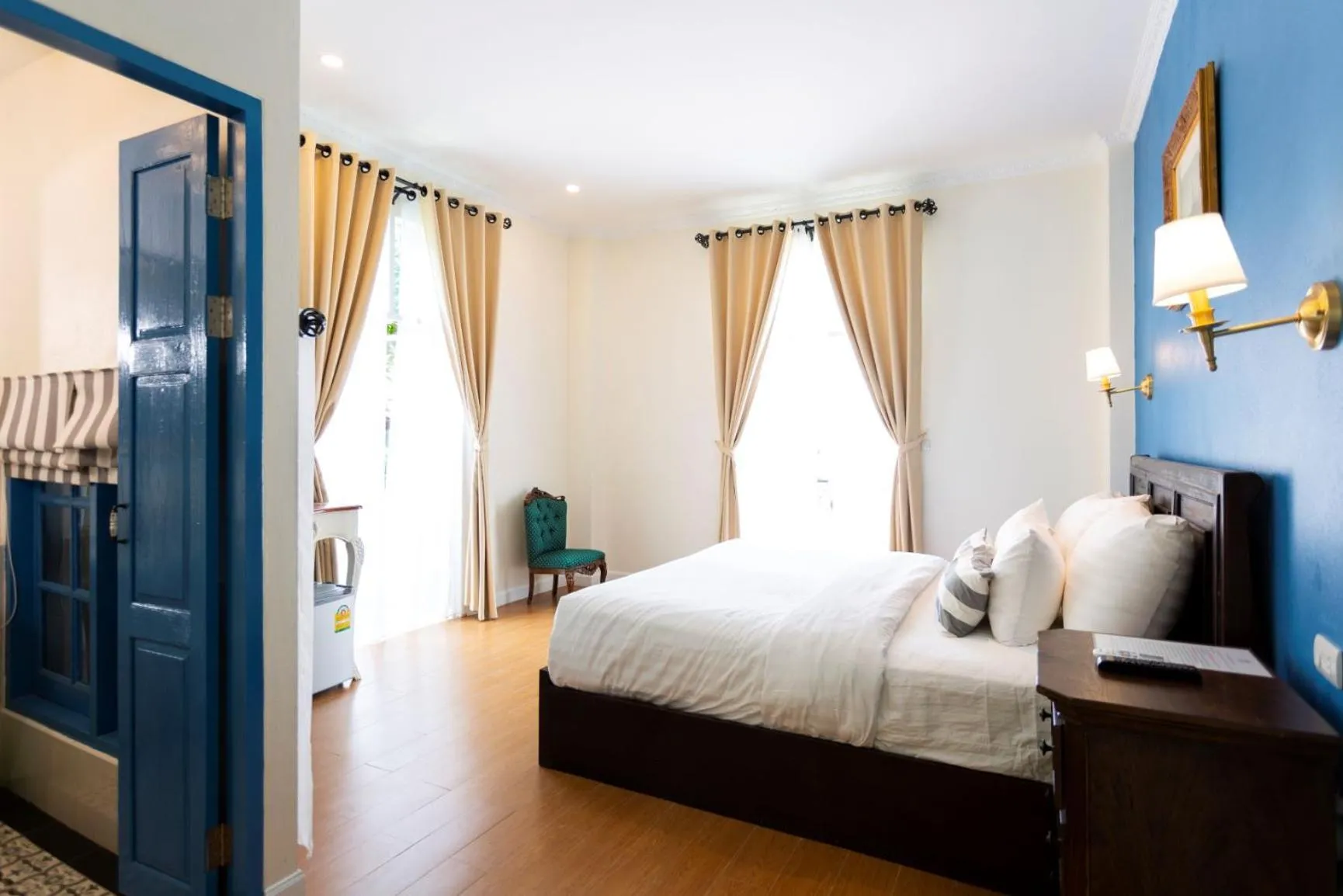 Bedroom, Bed in Nai Suan Bed and Breakfast