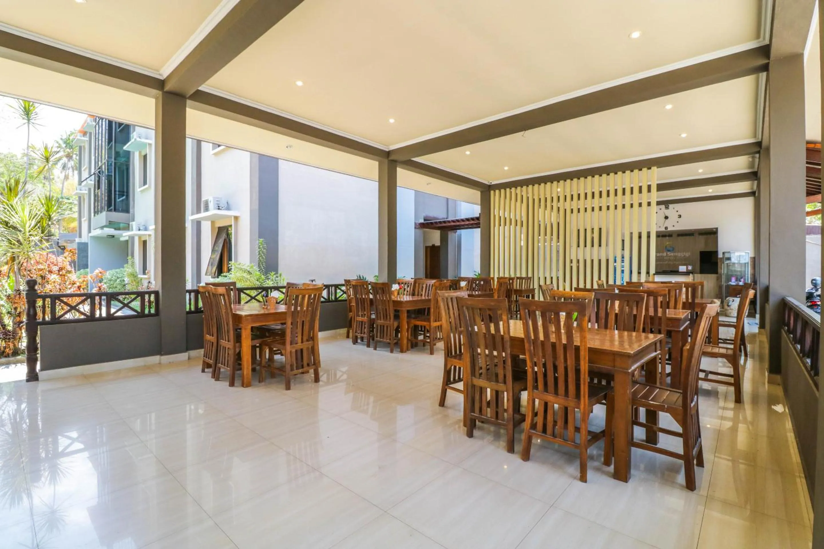 Dining area in Grand Senggigi Hotel