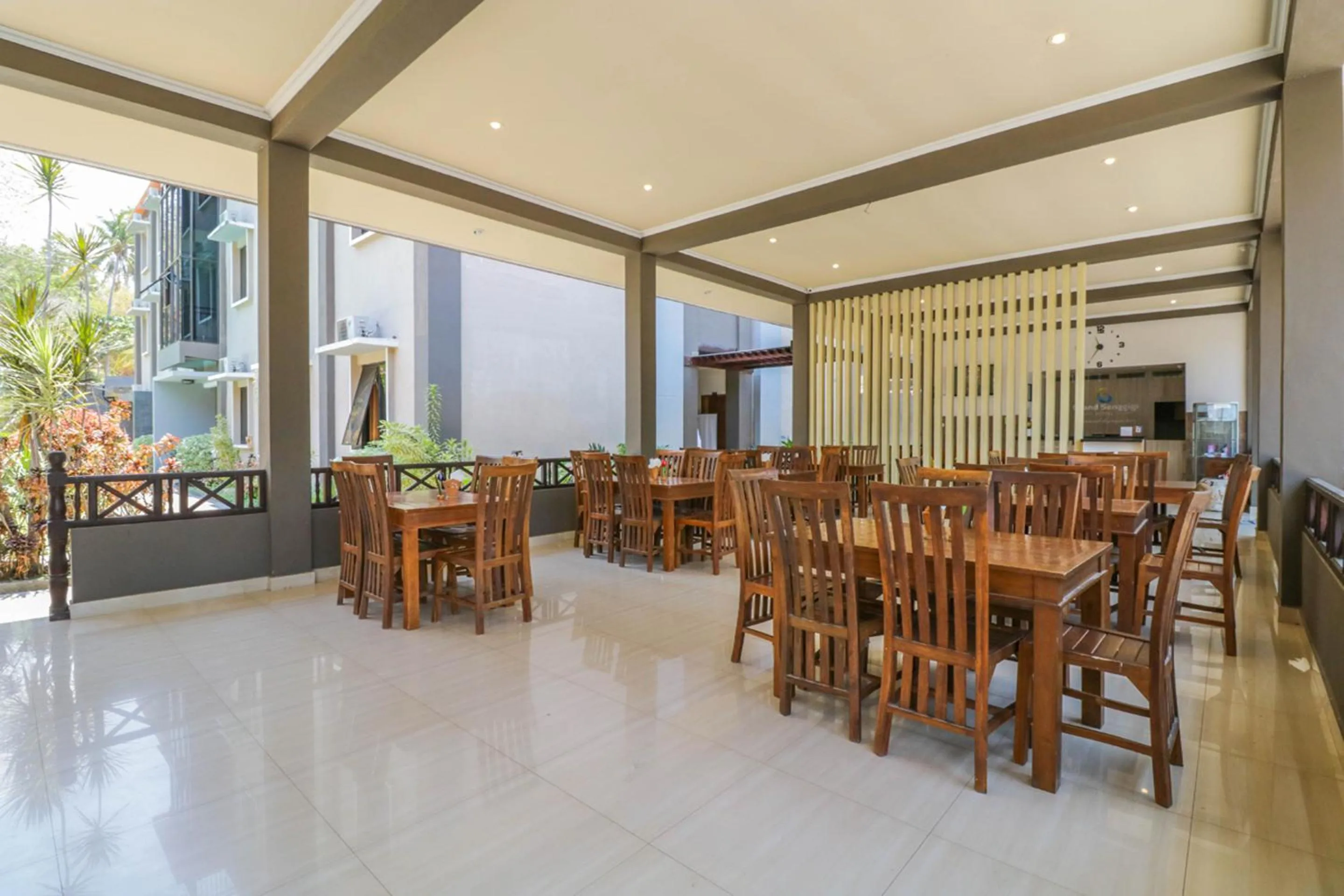 Dining area in Grand Senggigi Hotel