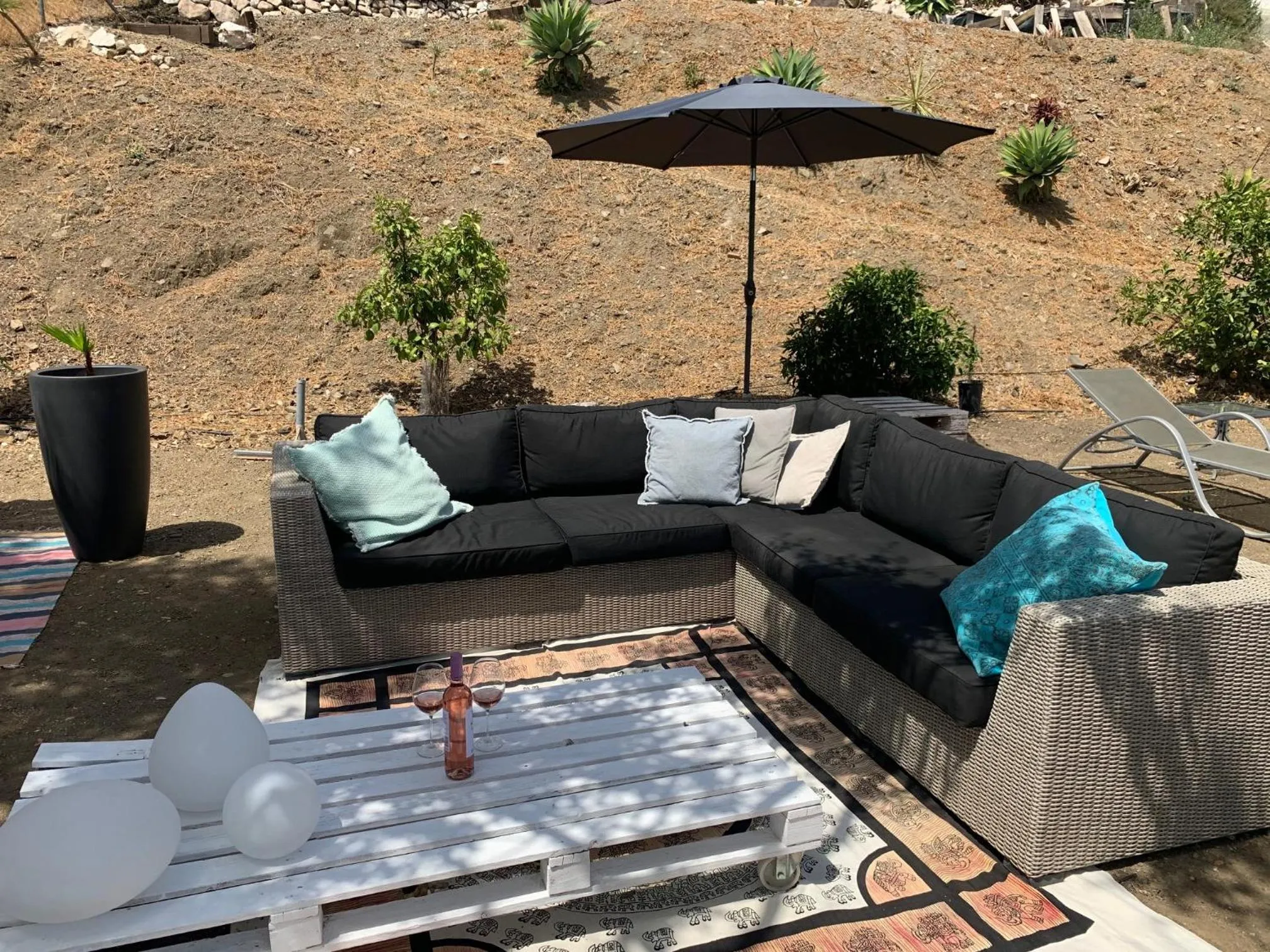 Garden in Bed And Breakfast Mirador Infinito