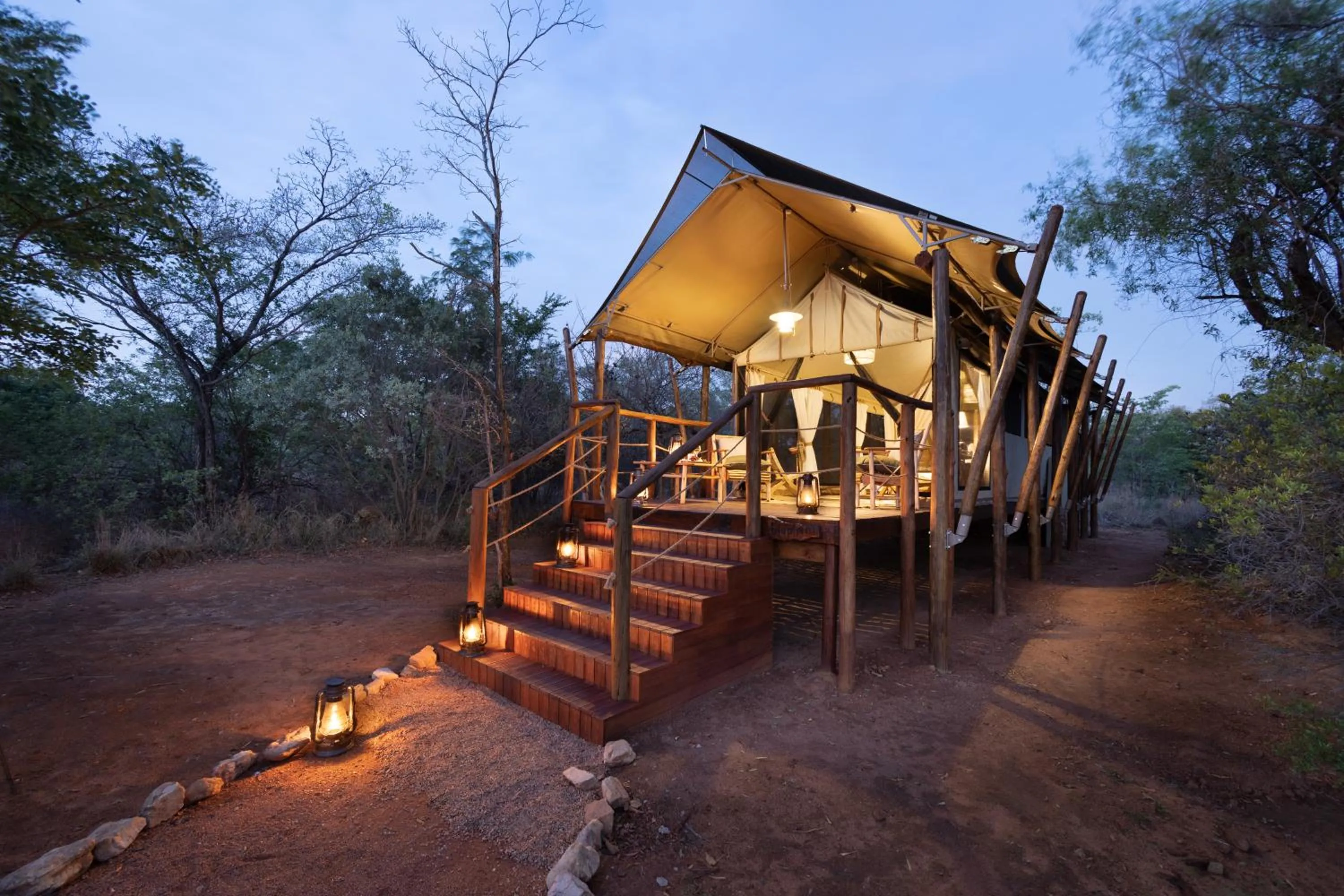 Property building in Kwafubesi Tented Safari Camp