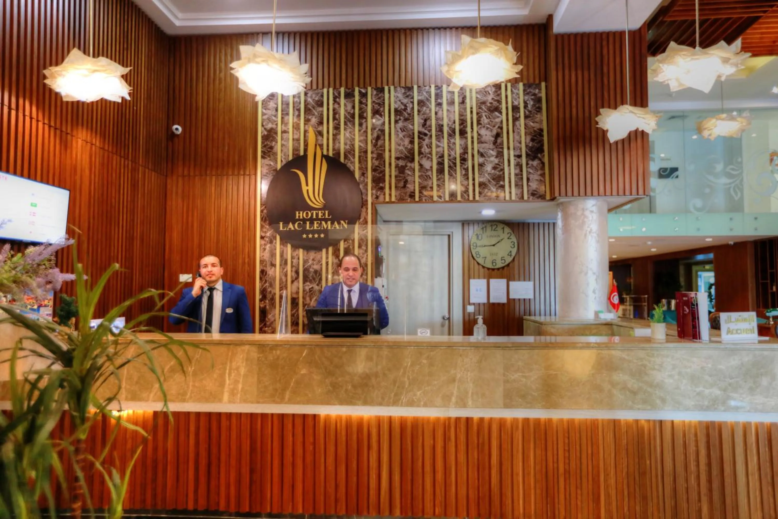 Lobby or reception in Hotel Lac Leman, LES BERGES DU LAC