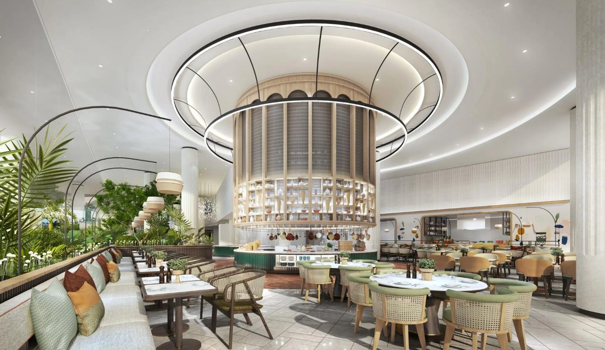 Restaurant/places to eat in Crowne Plaza Dhaka Airport by IHG