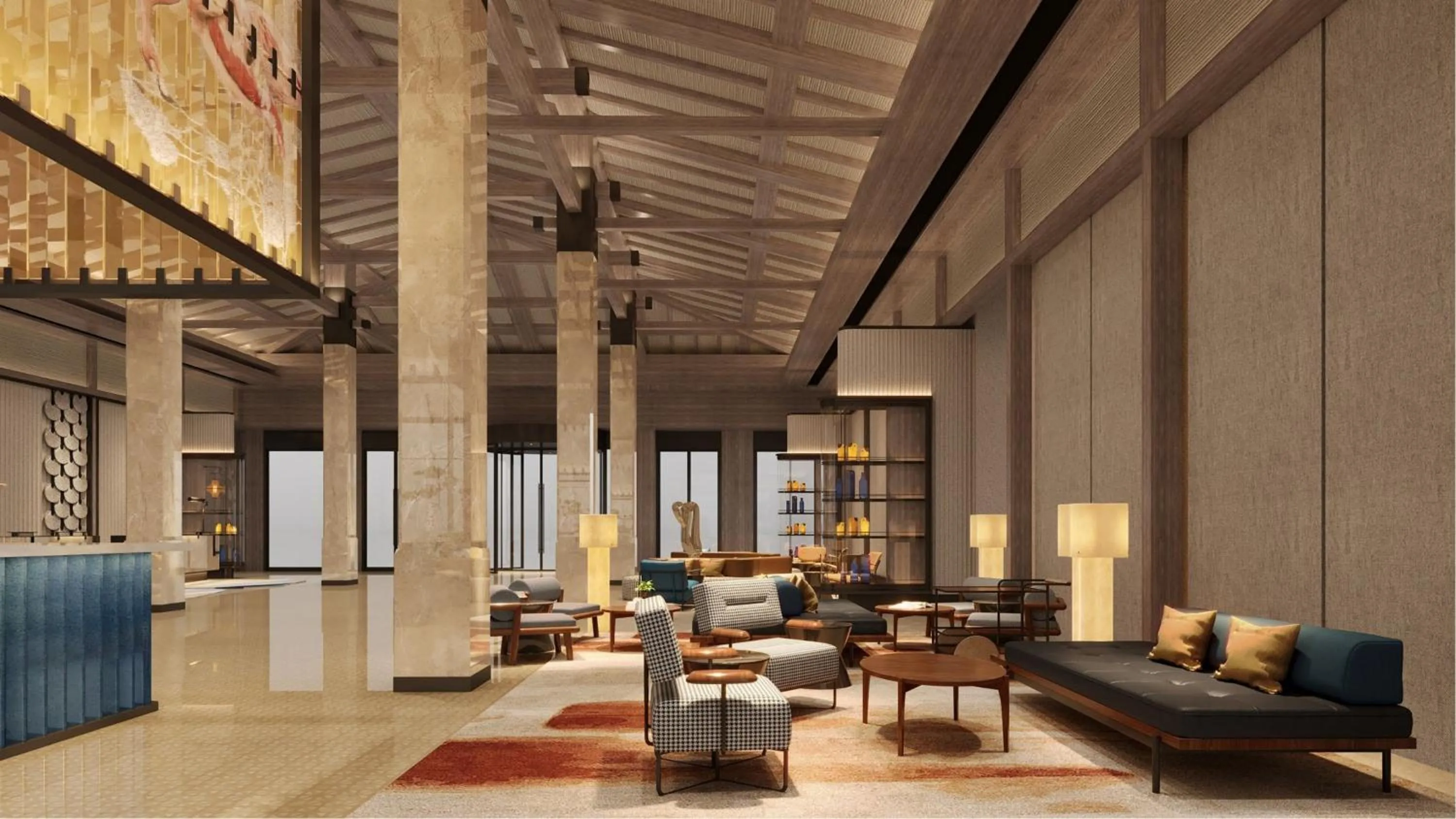 Property building in voco Ningbo Dongqian Lake by IHG