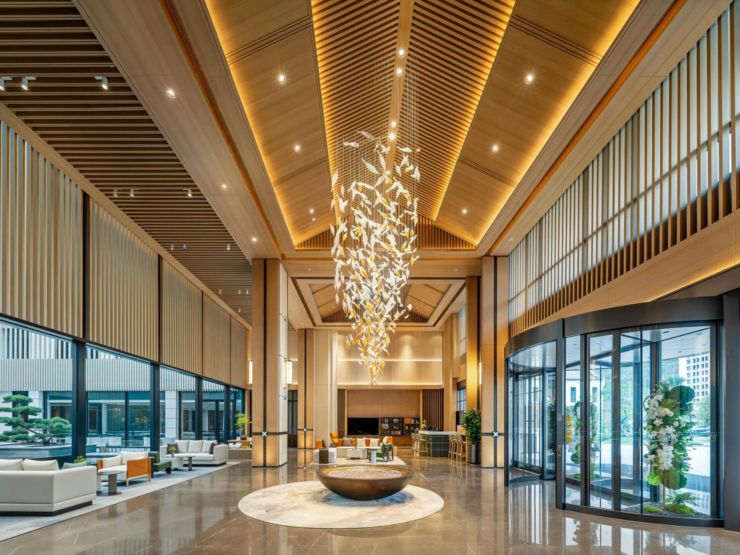 Lobby or reception in Holiday Inn Ningde Jiaocheng by IHG